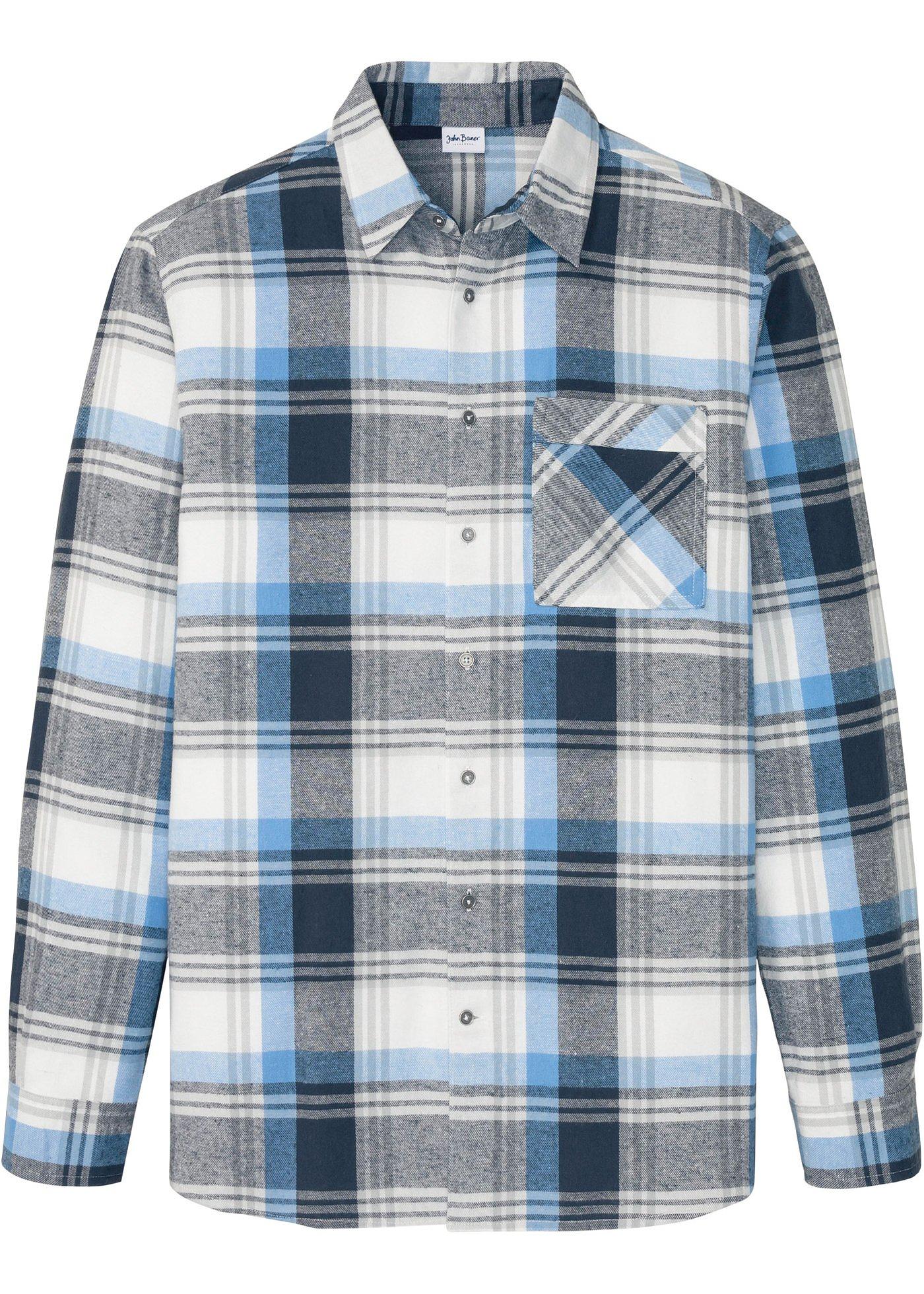 Chemise manches longues en flanelle