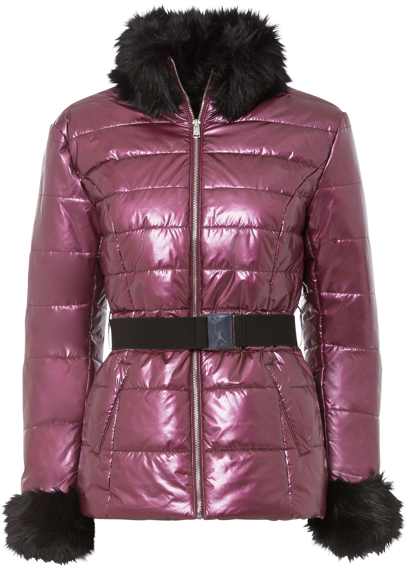 Veste au look brillant