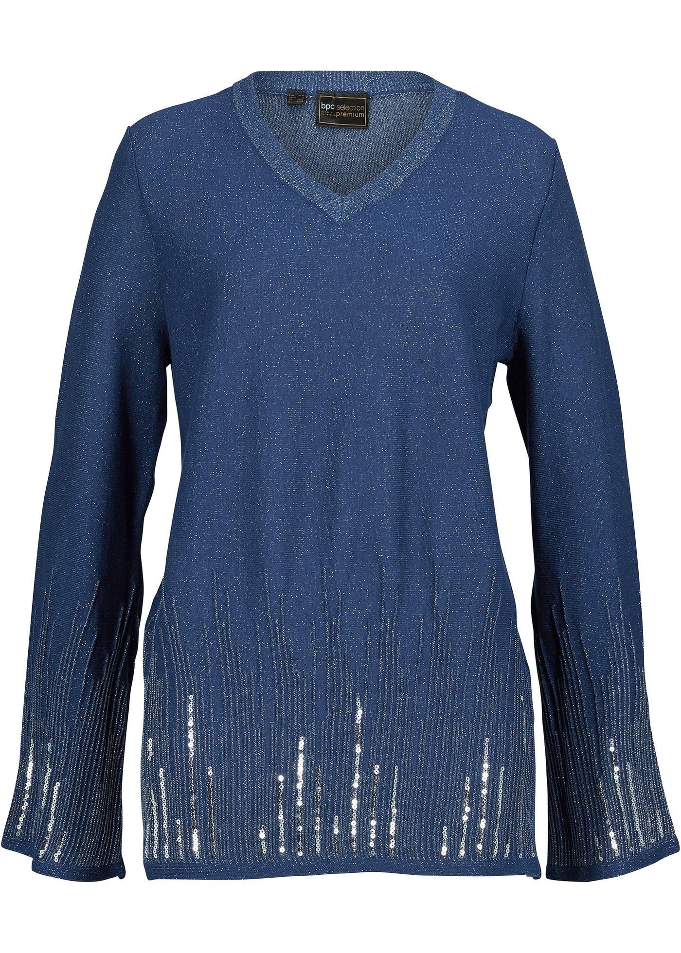 Pull à dégradé de couleur métallique