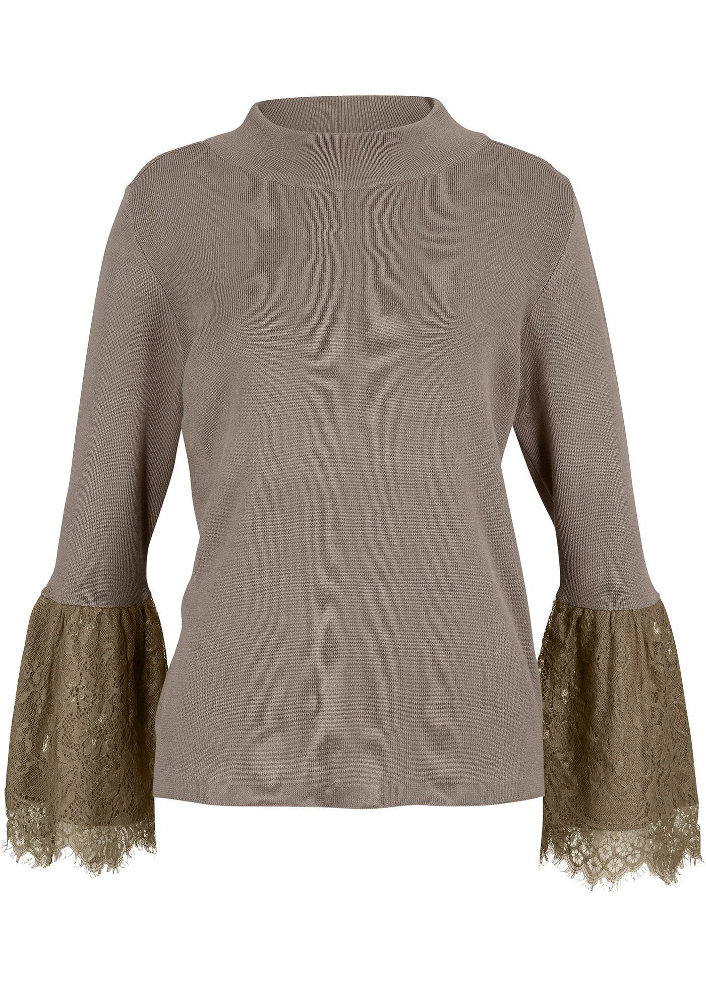 Pull en viscose durable à dentelle