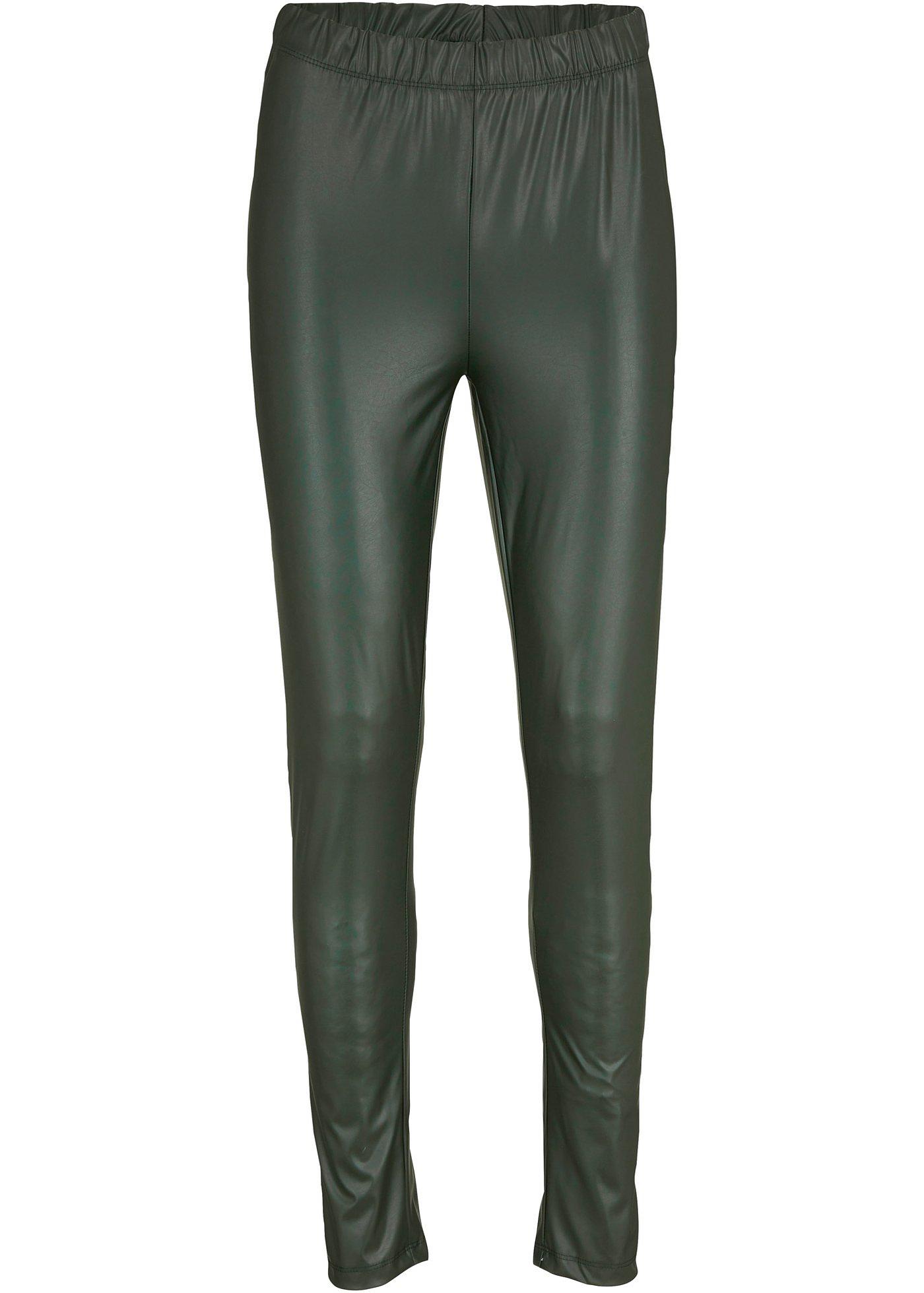 Legging en synthétique imitation cuir