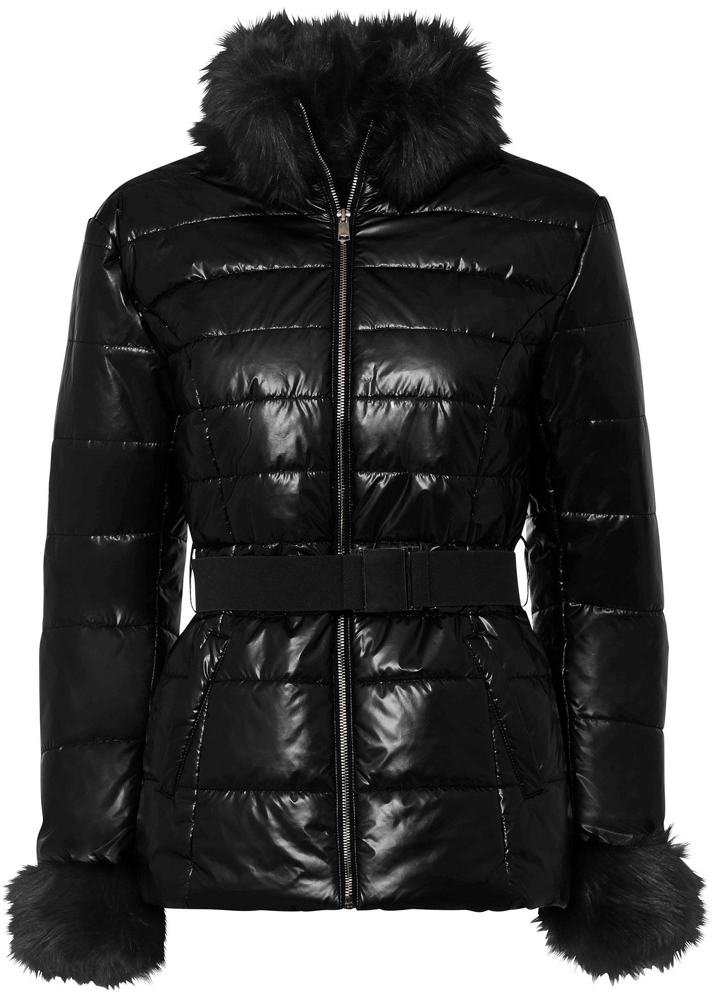 Veste au look brillant