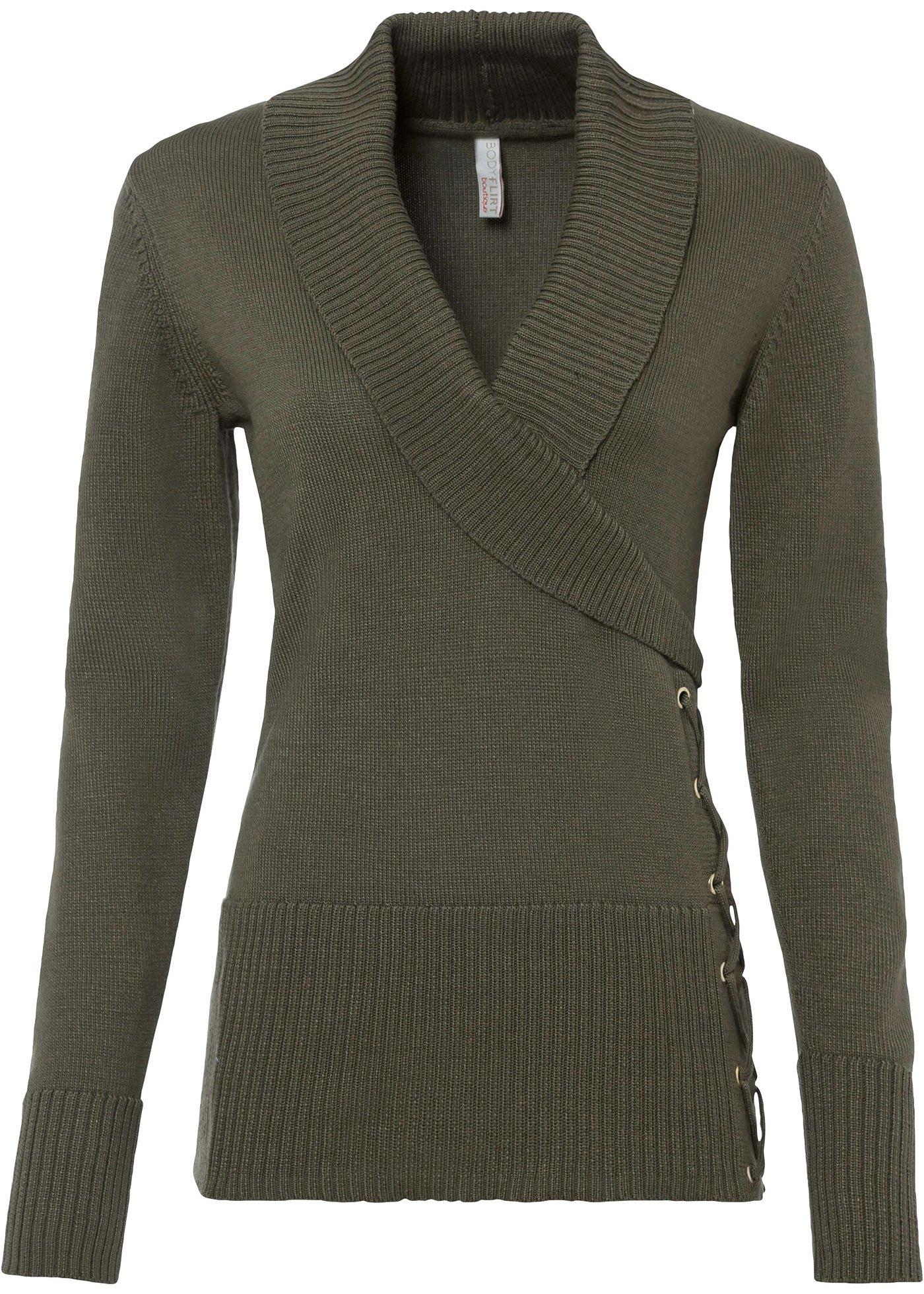 Pull avec laçage avec polyester recyclé