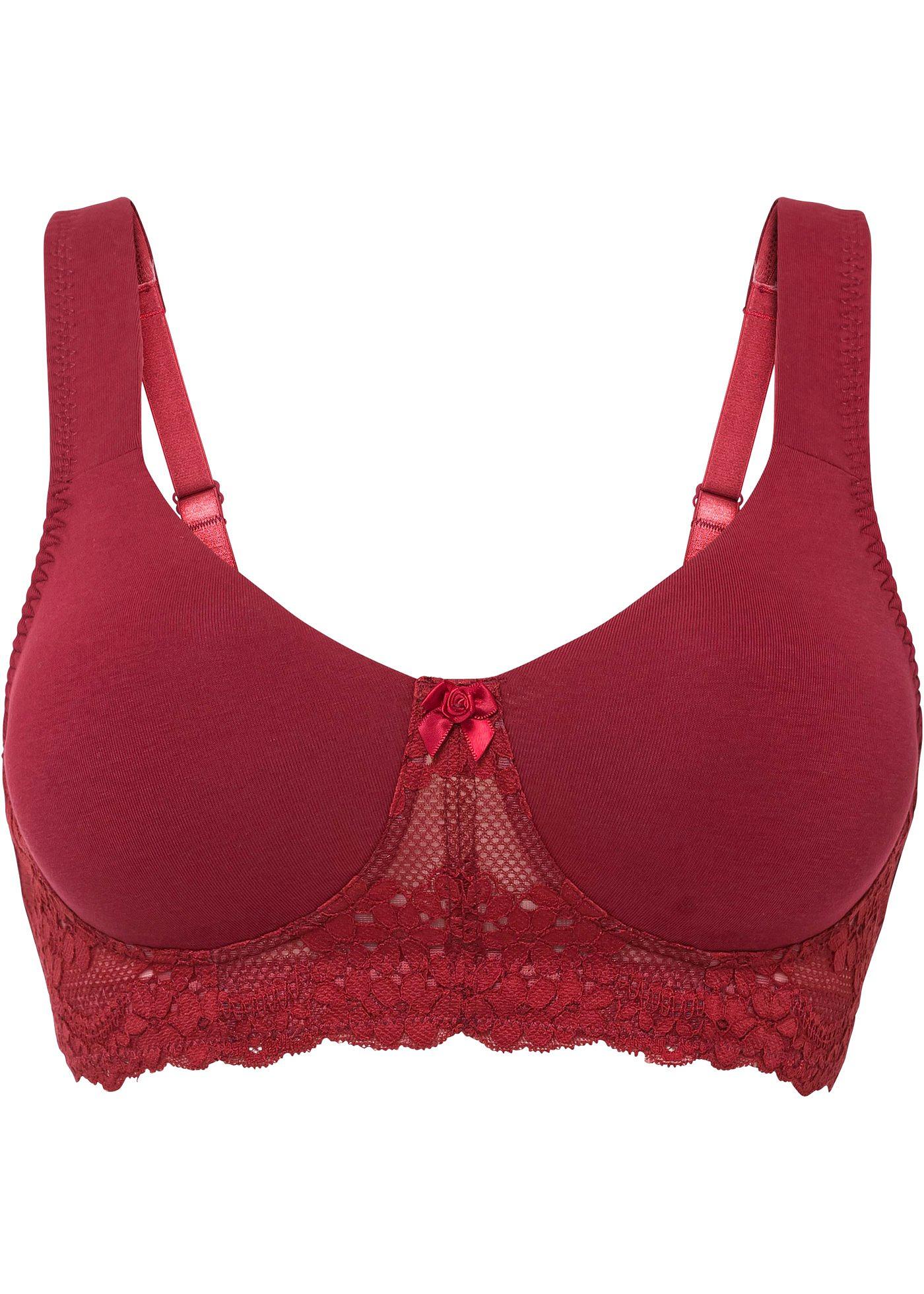 Soutien-gorge minimiseur sans armatures avec coton bio