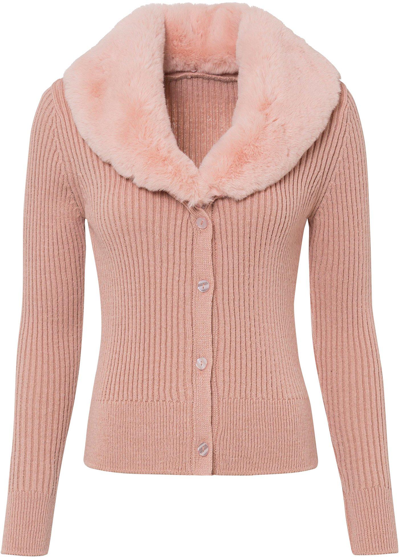 Gilet en maille avec col