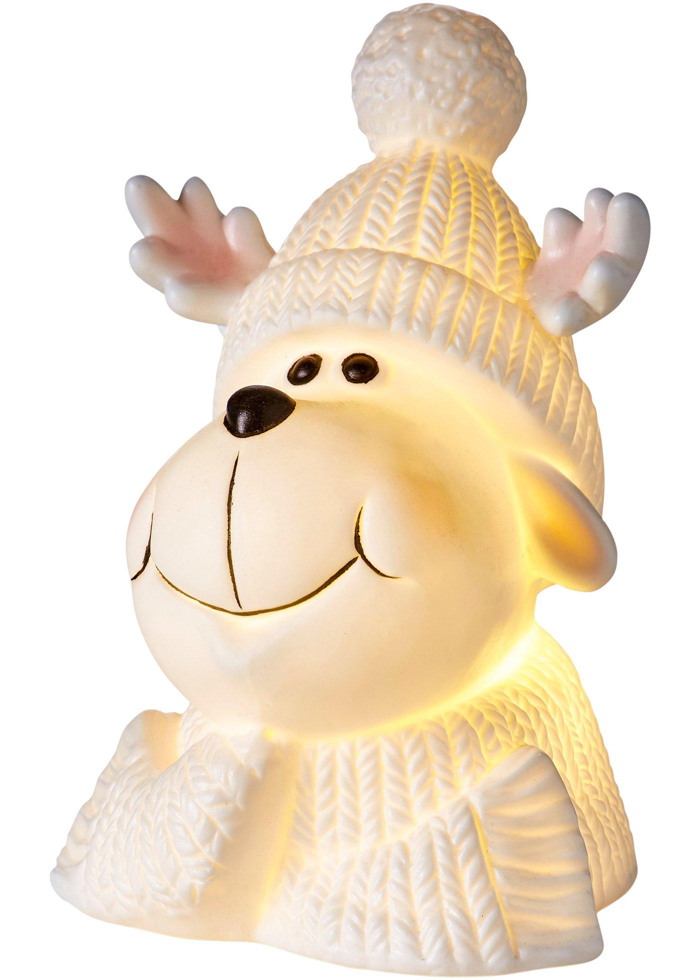 Figurine déco LED élan