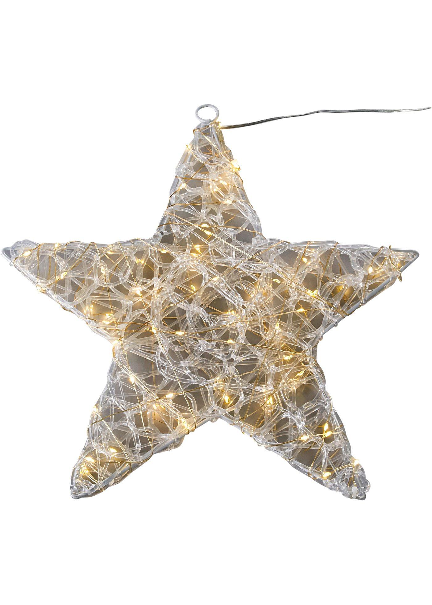 Déco suspendue à LED en forme d'étoile