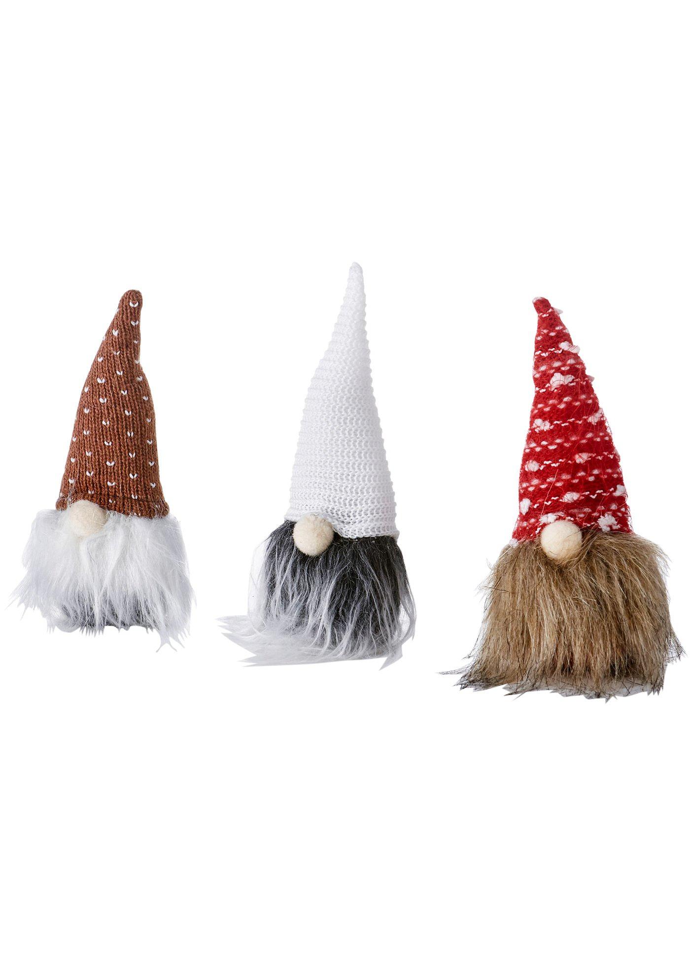 Figurine déco lutin (Ens. 3 pces.)