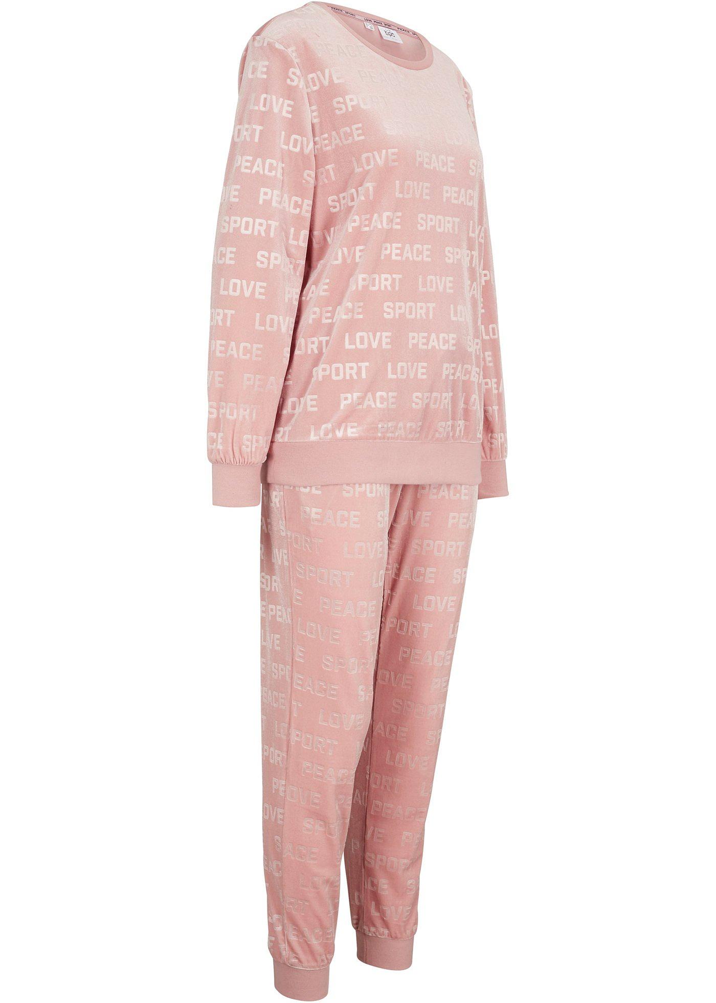 Survêtement en velours (Ens. 2 pces.)