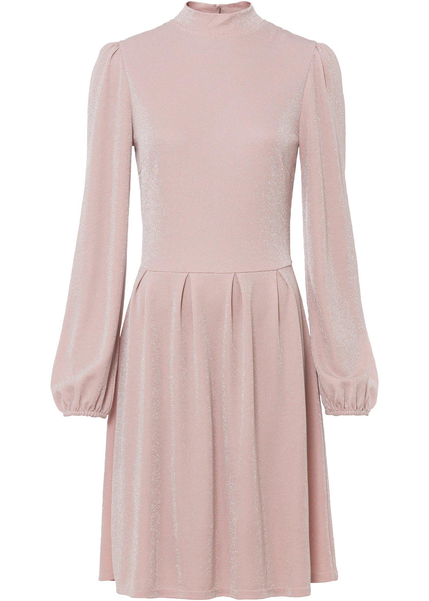 Robe en jersey avec effet brillant