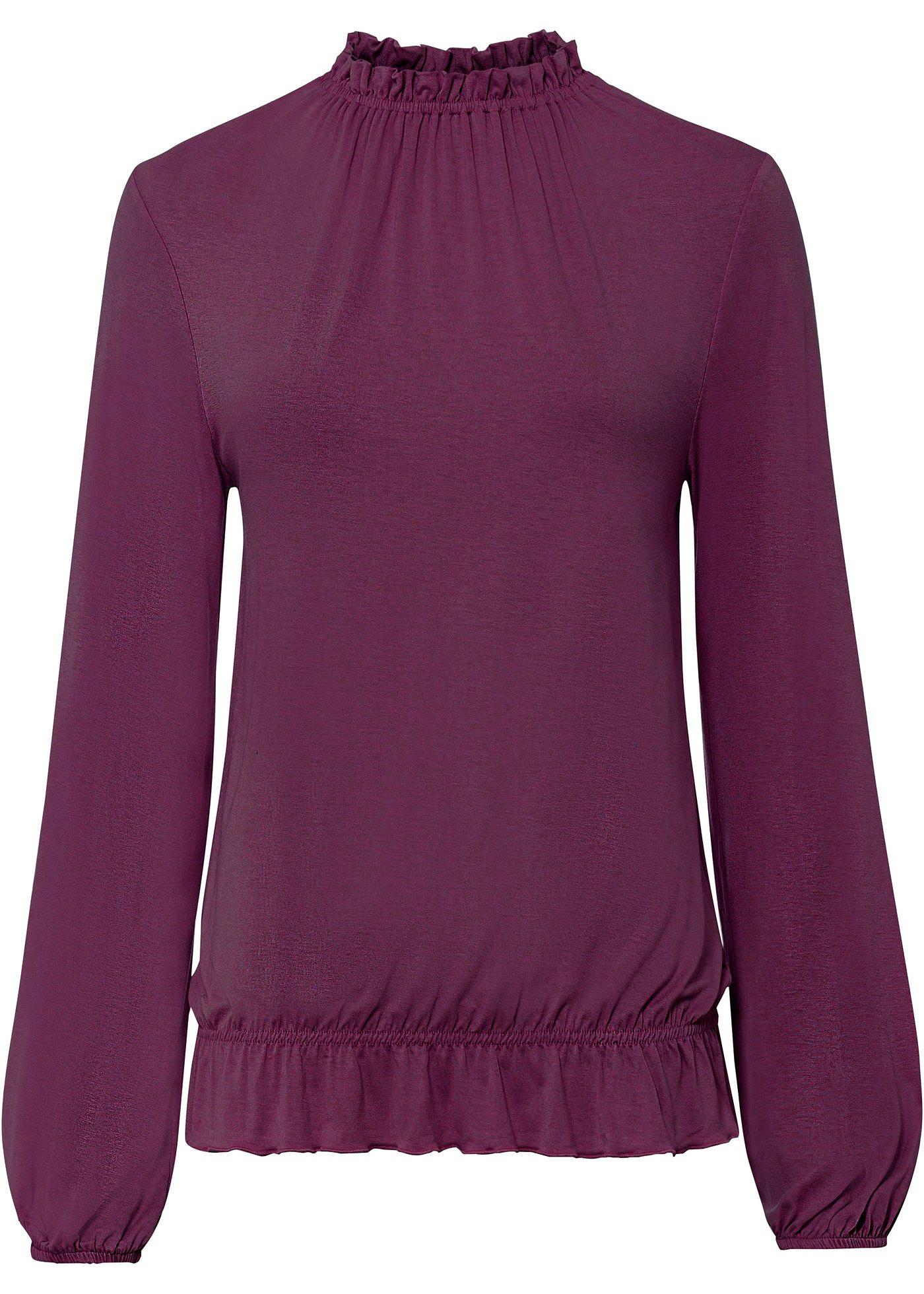 T-shirt à ruchés en viscose durable