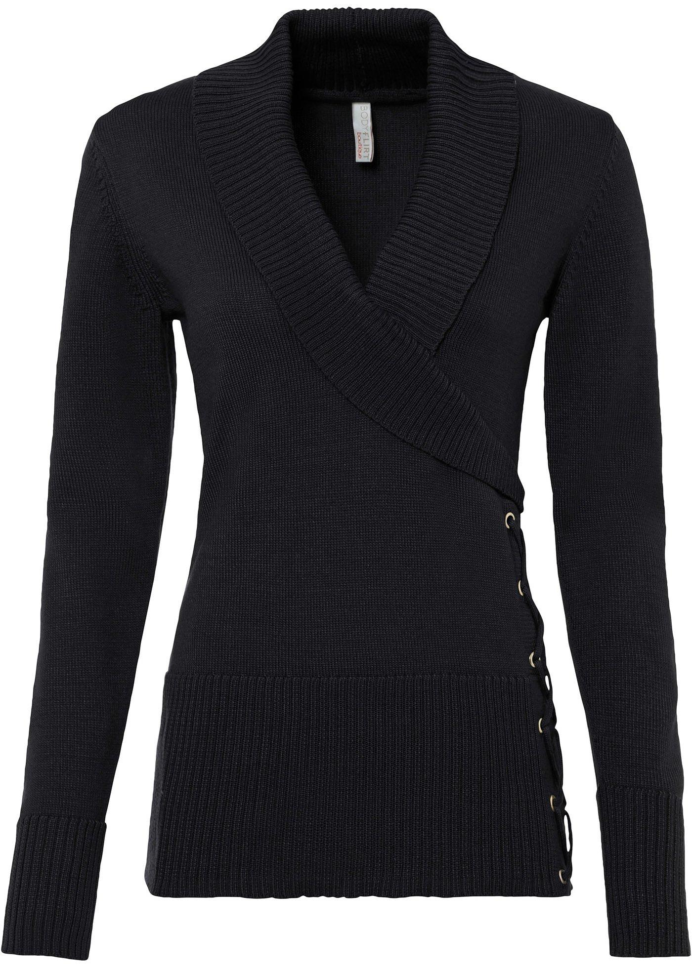 Pull avec laçage avec polyester recyclé