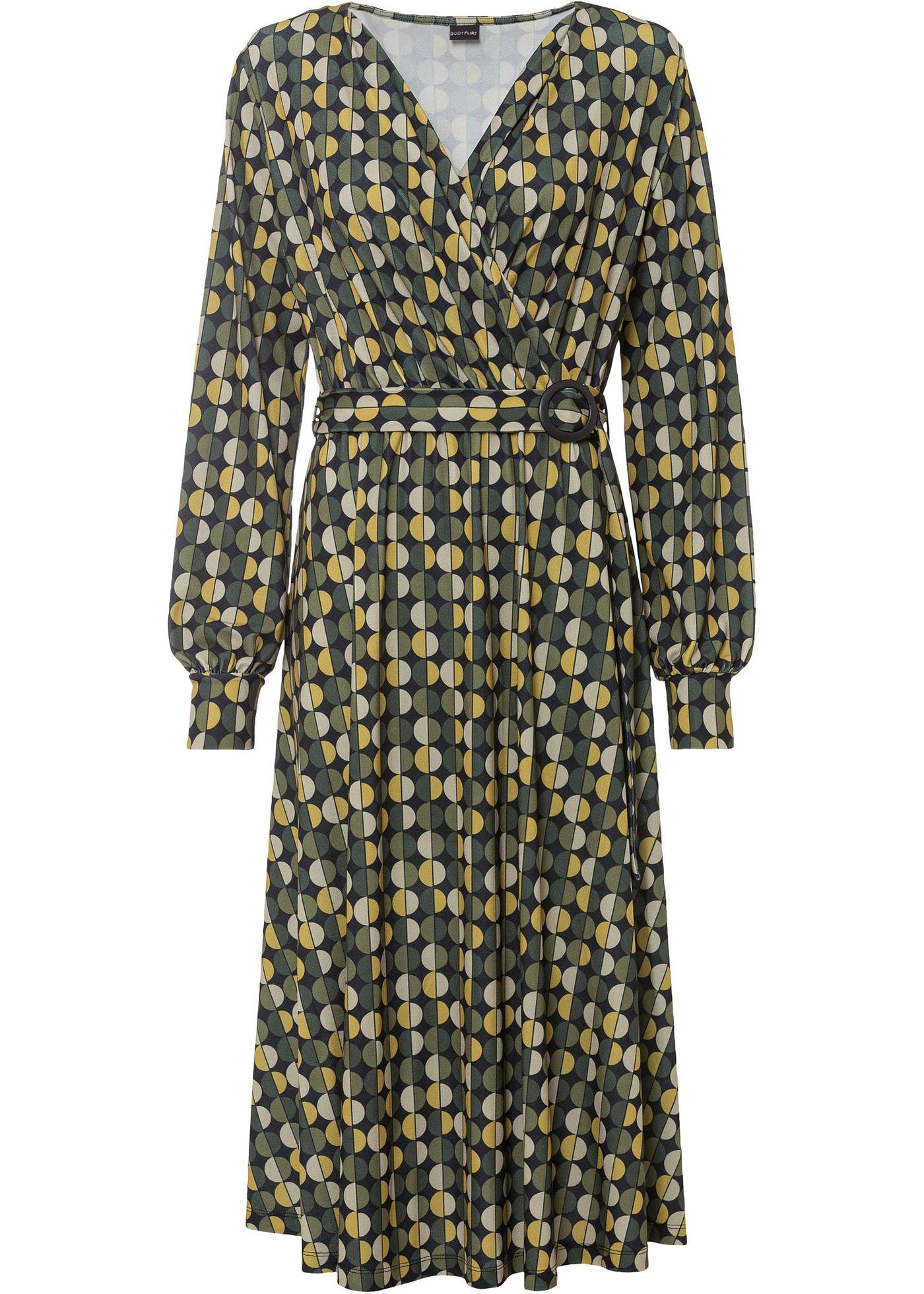 Robe avec ceinture (Ens. 2 pces.)