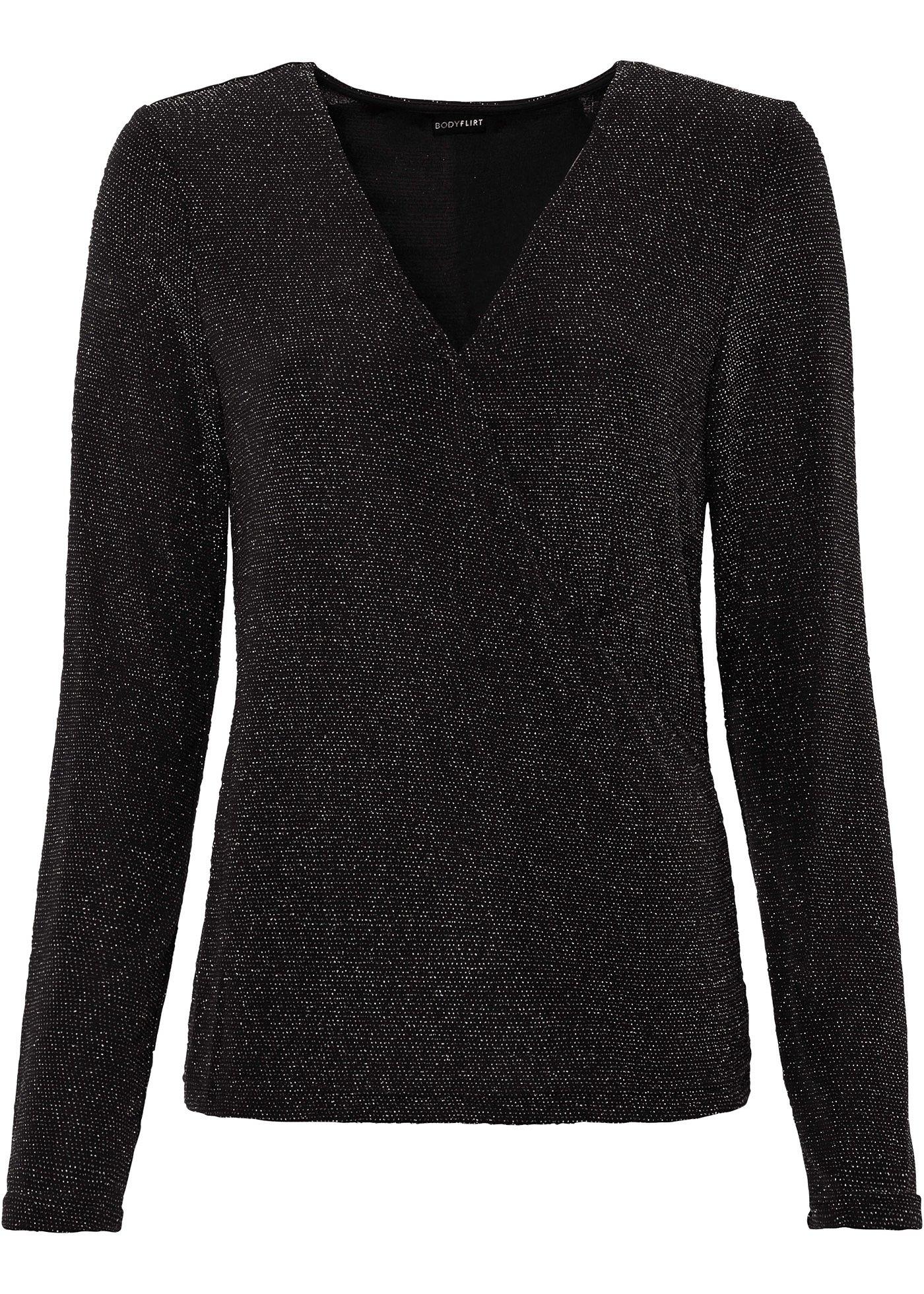 T-shirt brillant style portefeuille