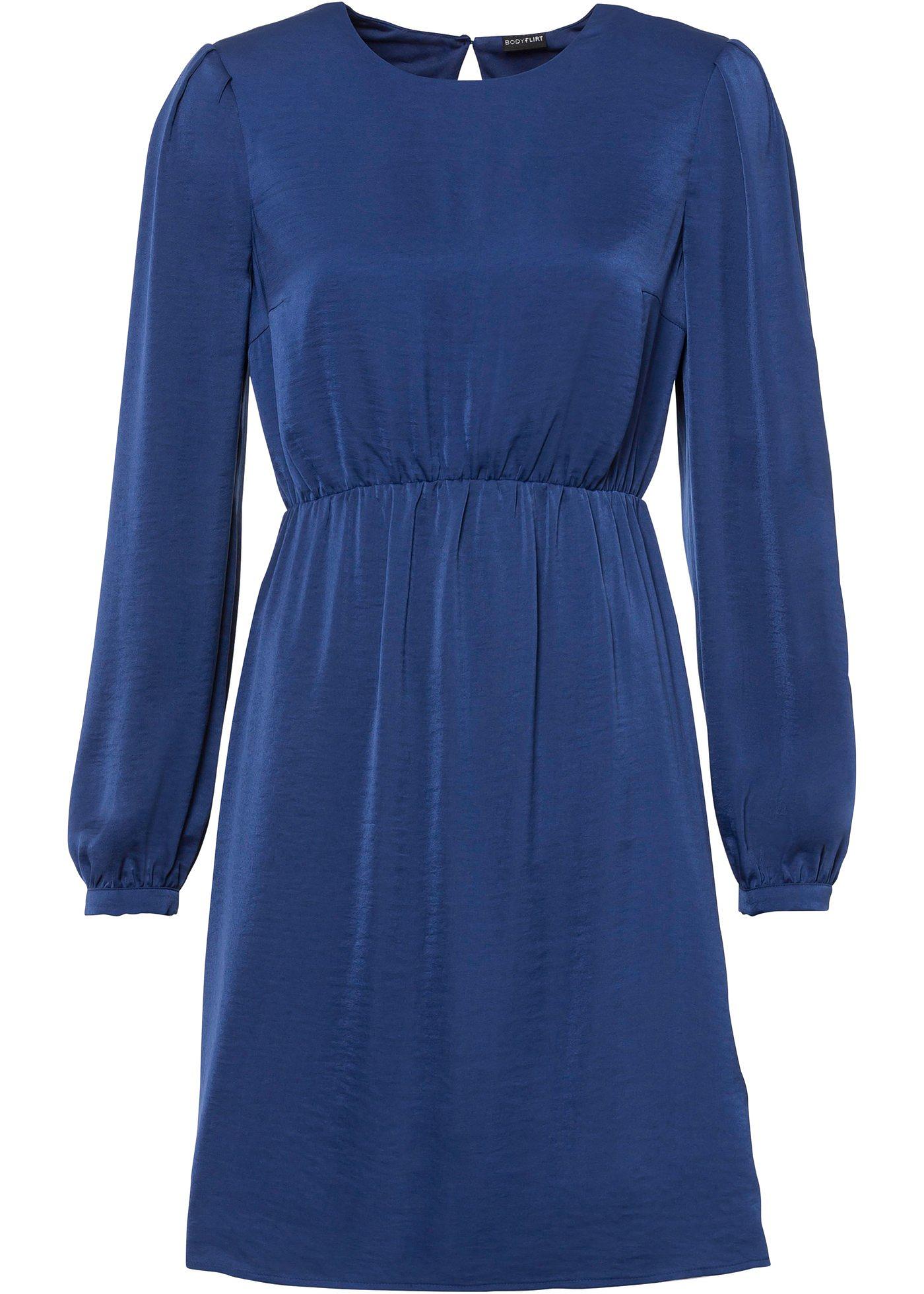 Robe en satin avec polyester recyclé