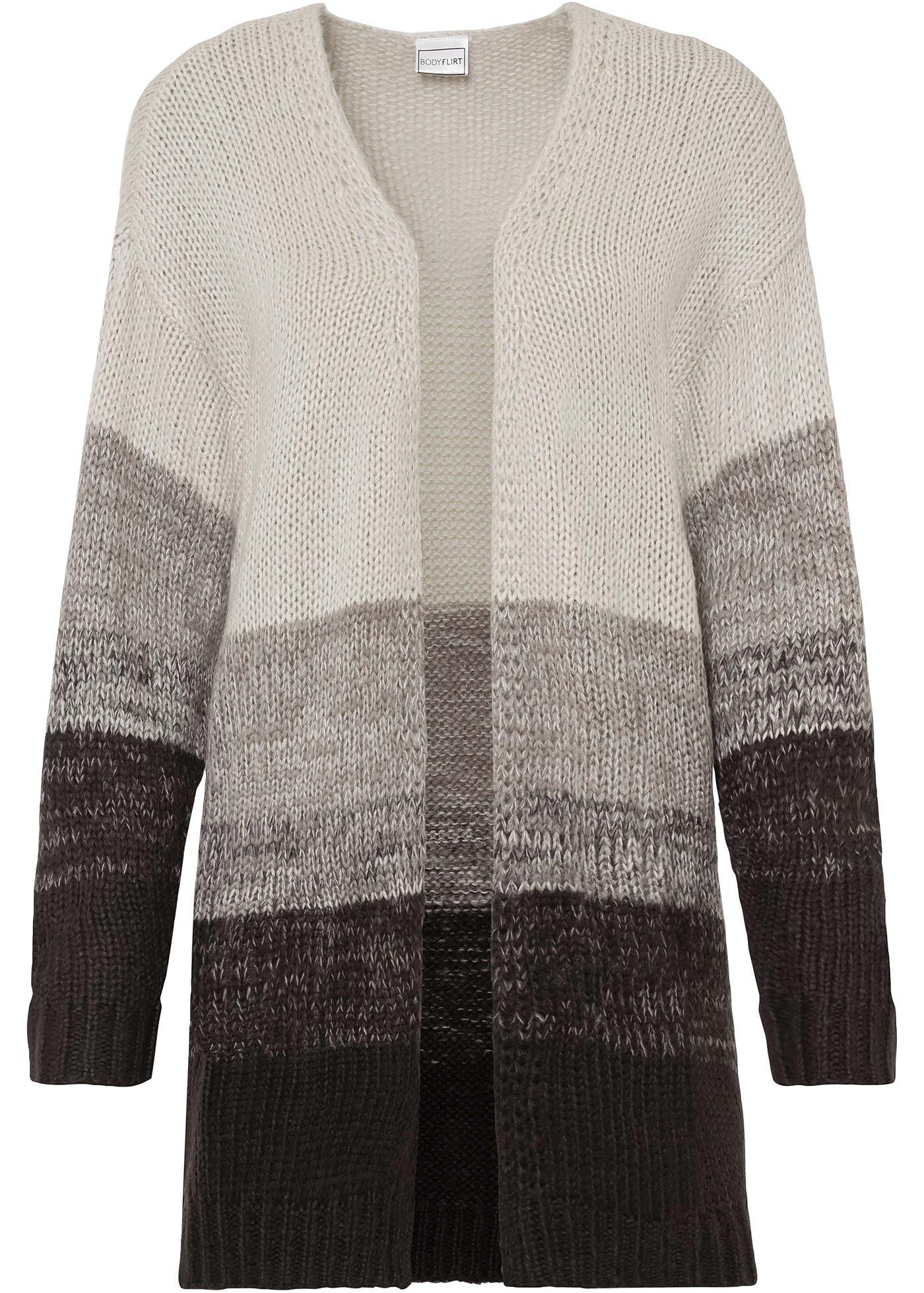 Gilet en maille à dégradé de couleur