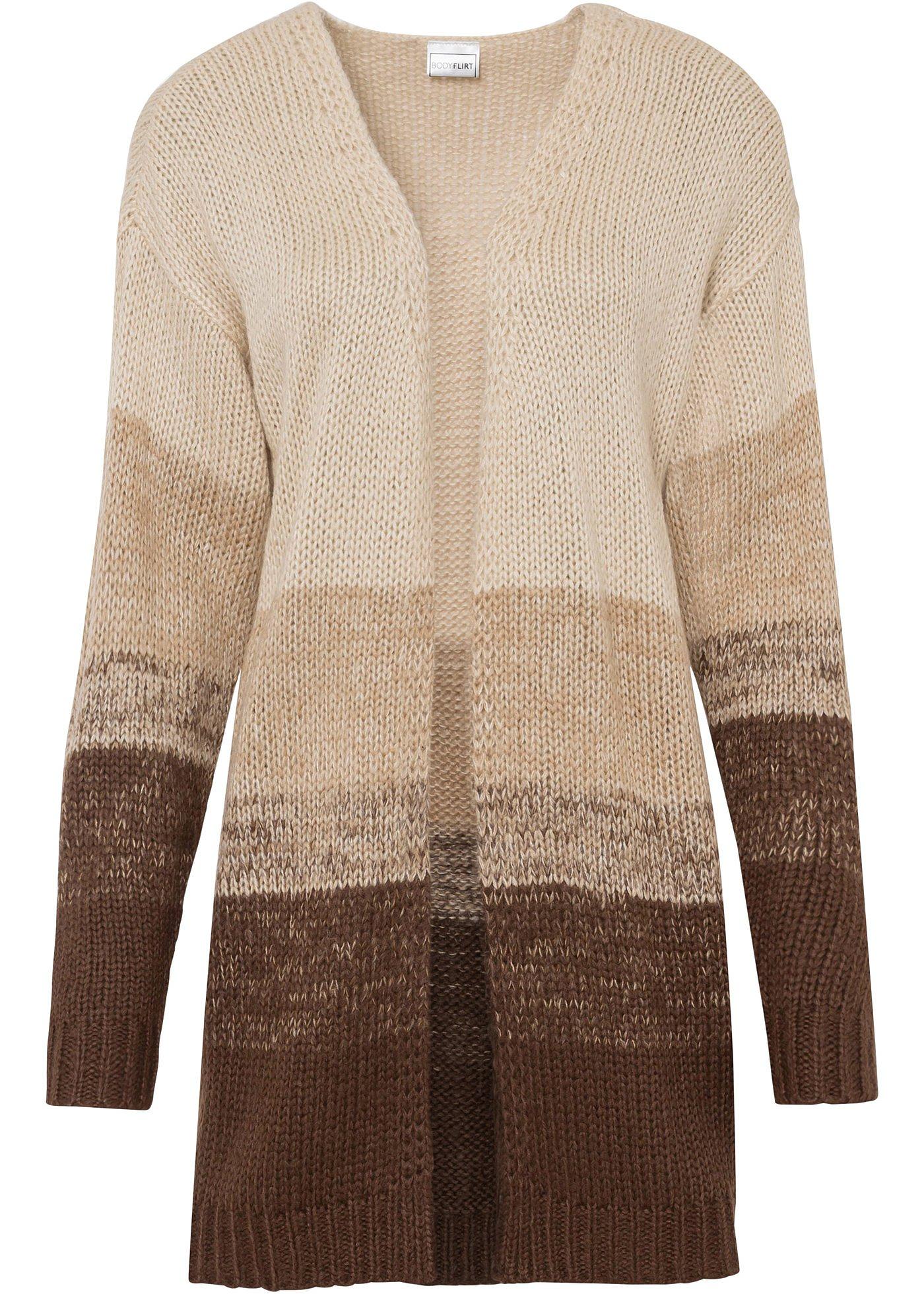 Gilet en maille à dégradé de couleur