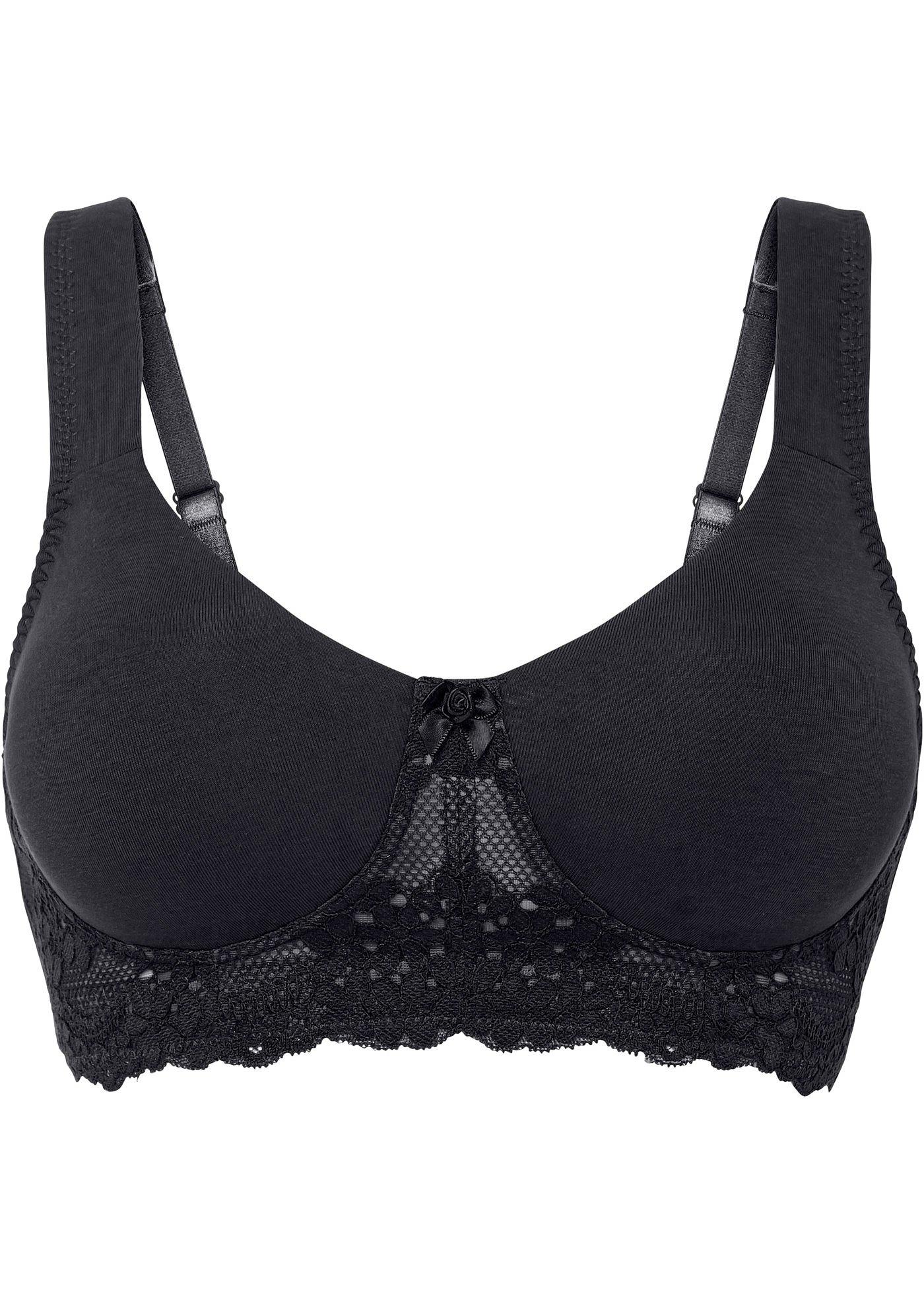 Soutien-gorge minimiseur sans armatures avec coton bio