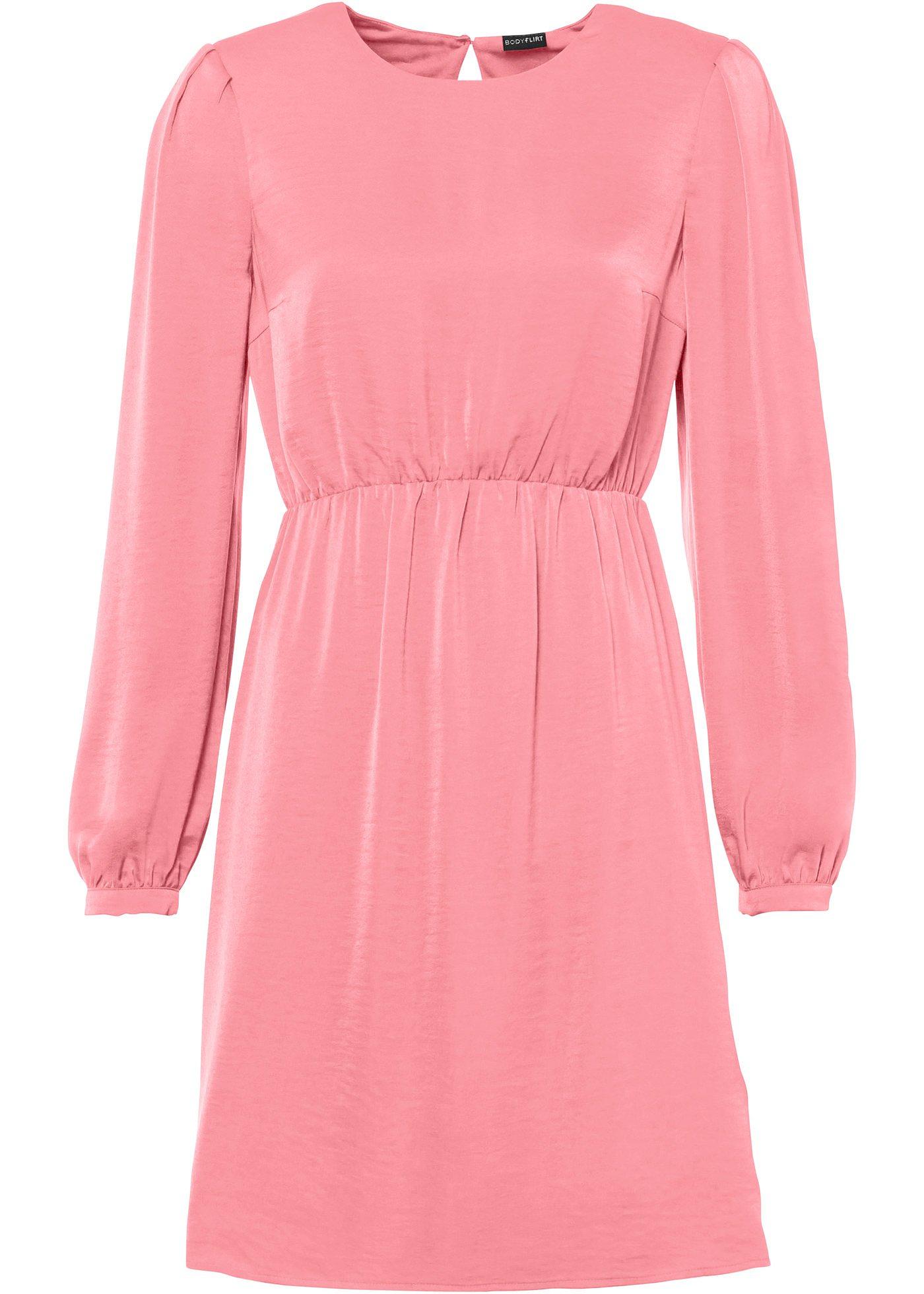 Robe en satin avec polyester recyclé