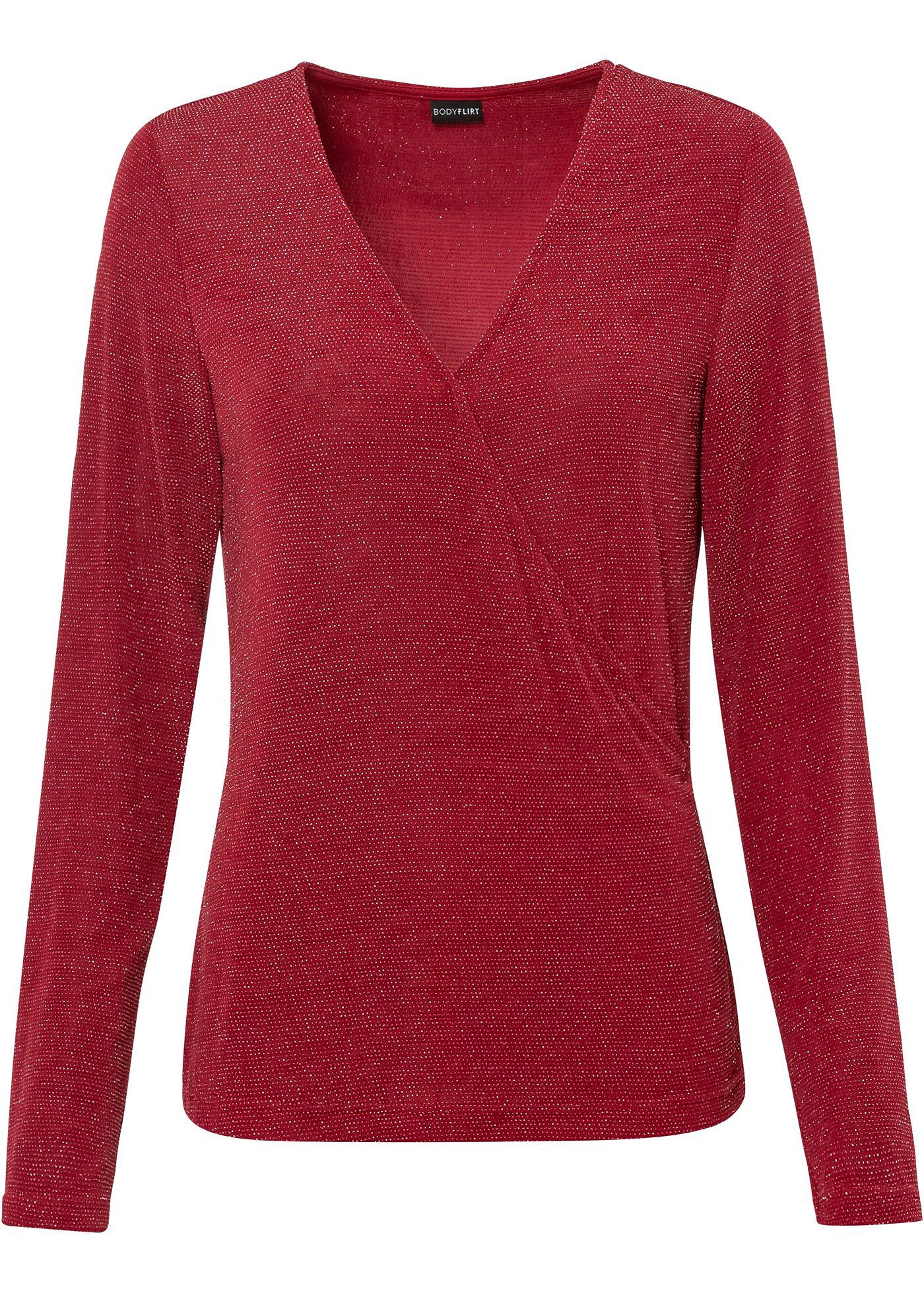 T-shirt brillant style portefeuille