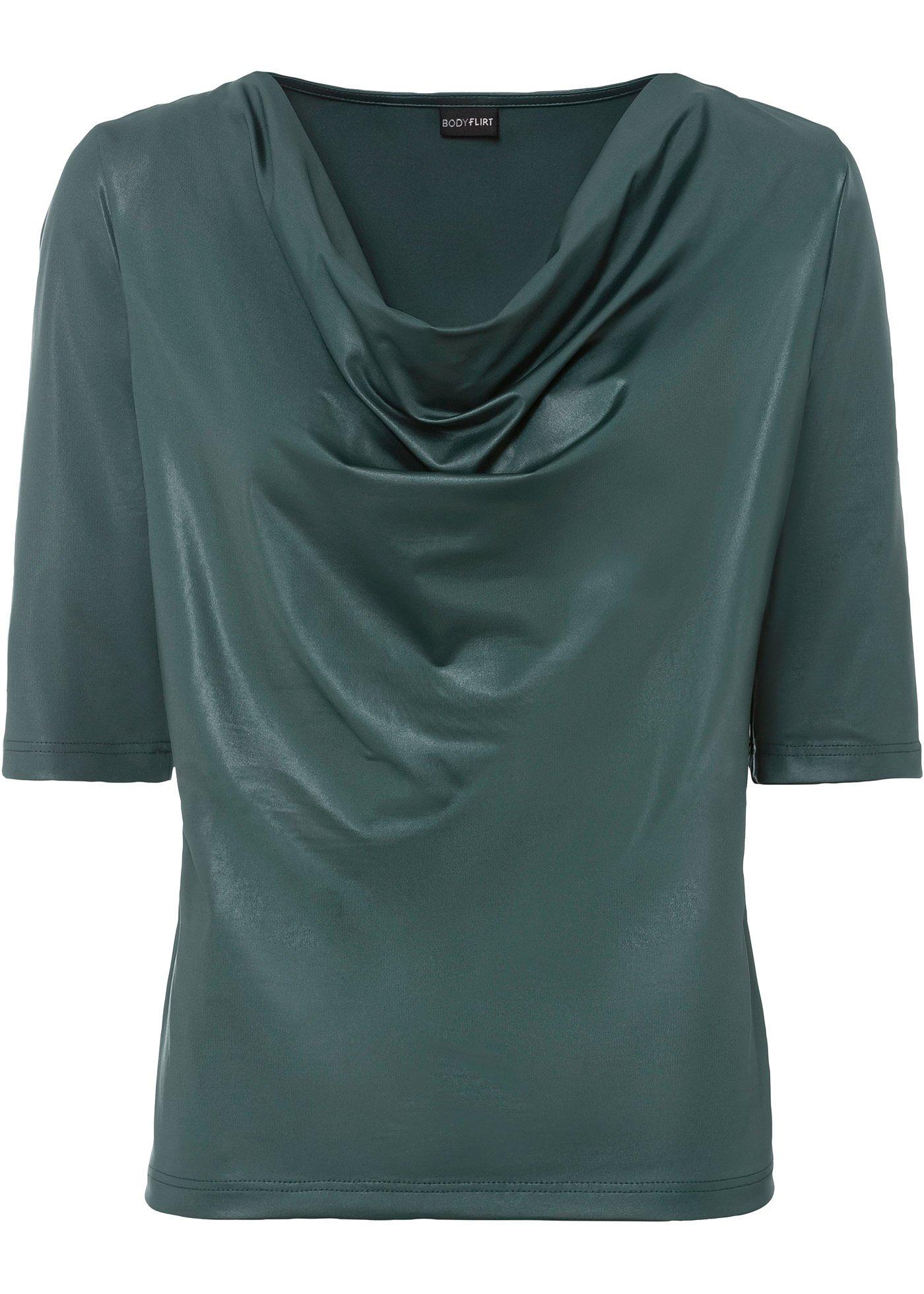 T-shirt à col bénitier