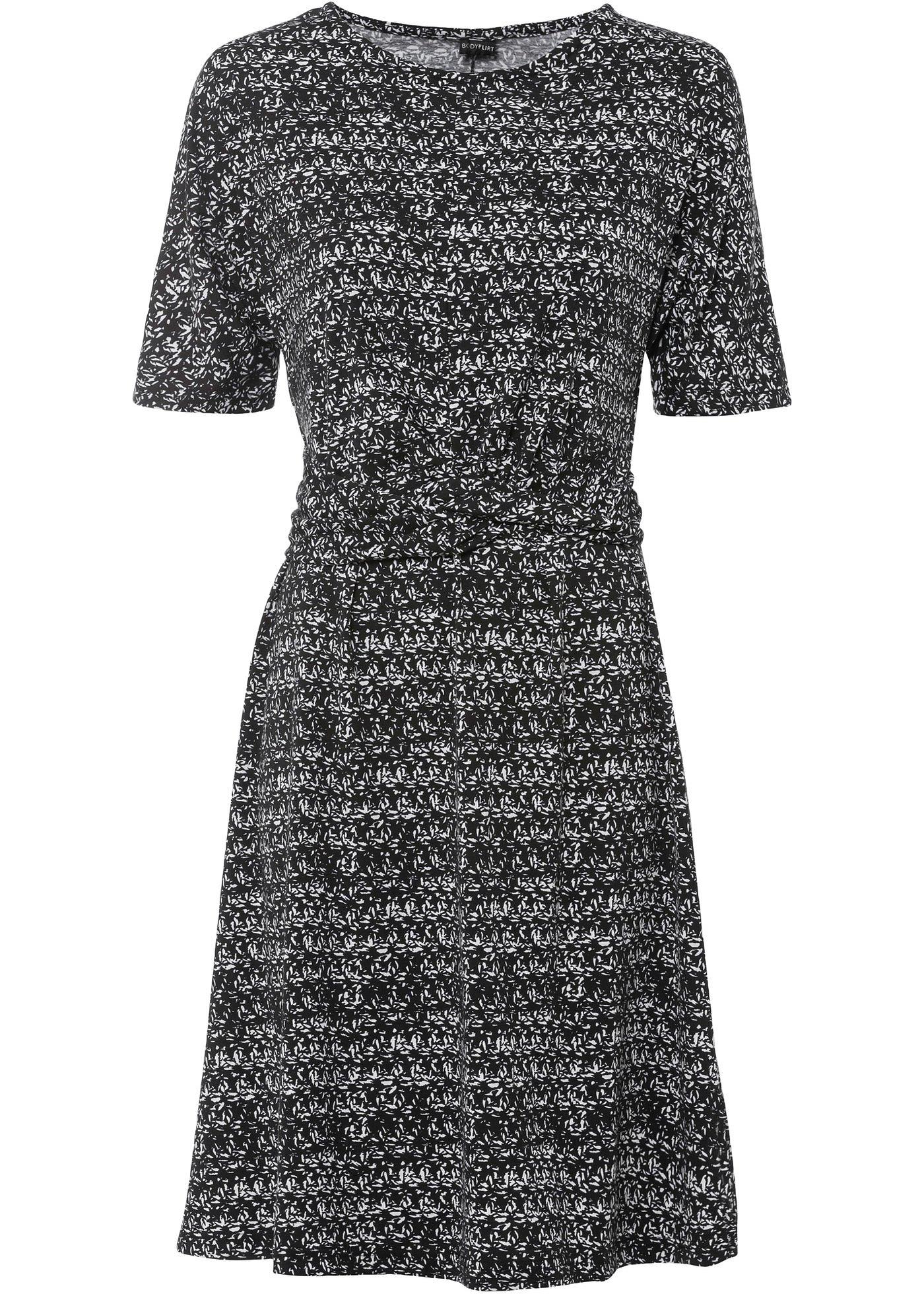 Robe en jersey drapée