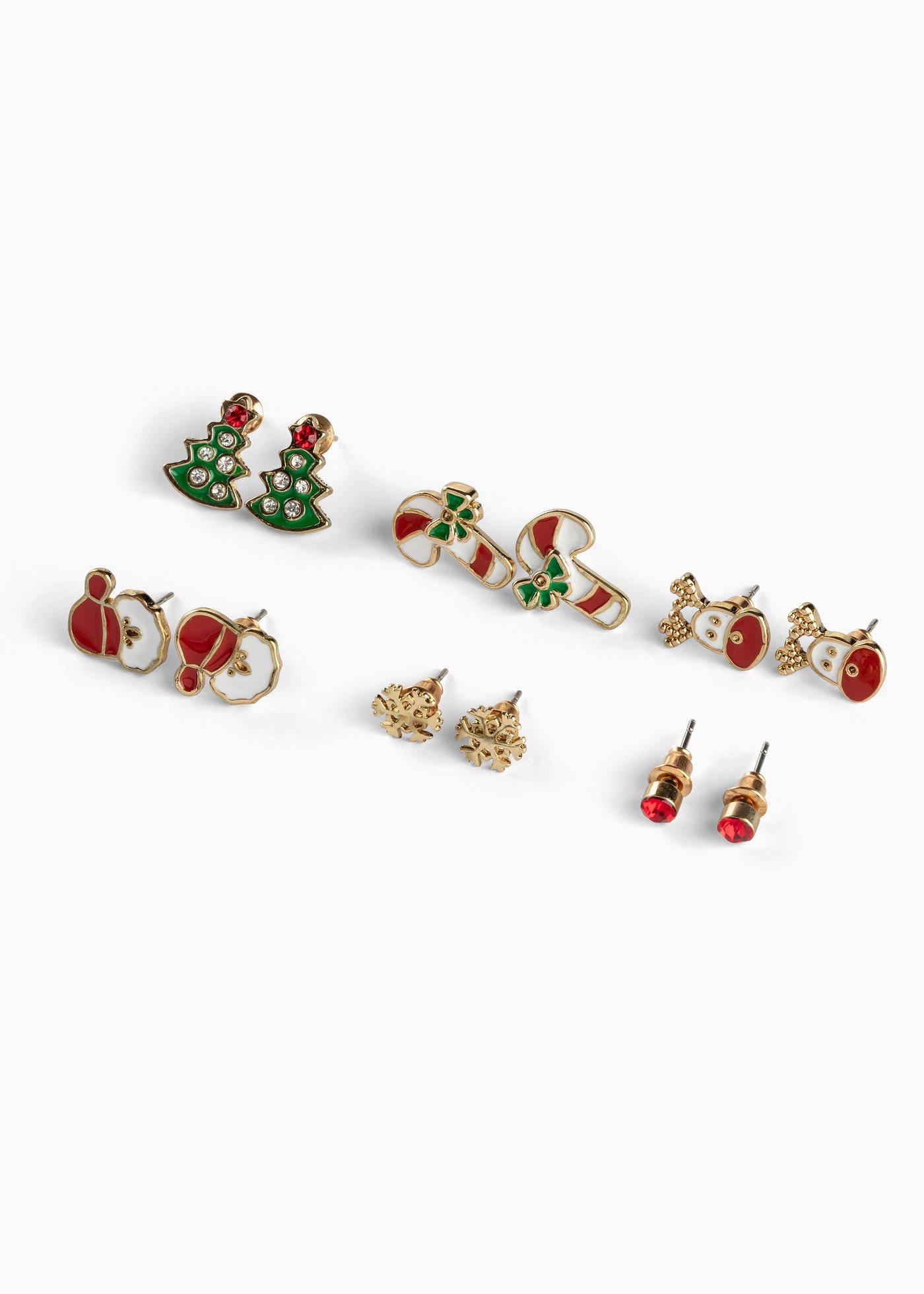 Boucles d'oreilles (Ens. 12 pces.)