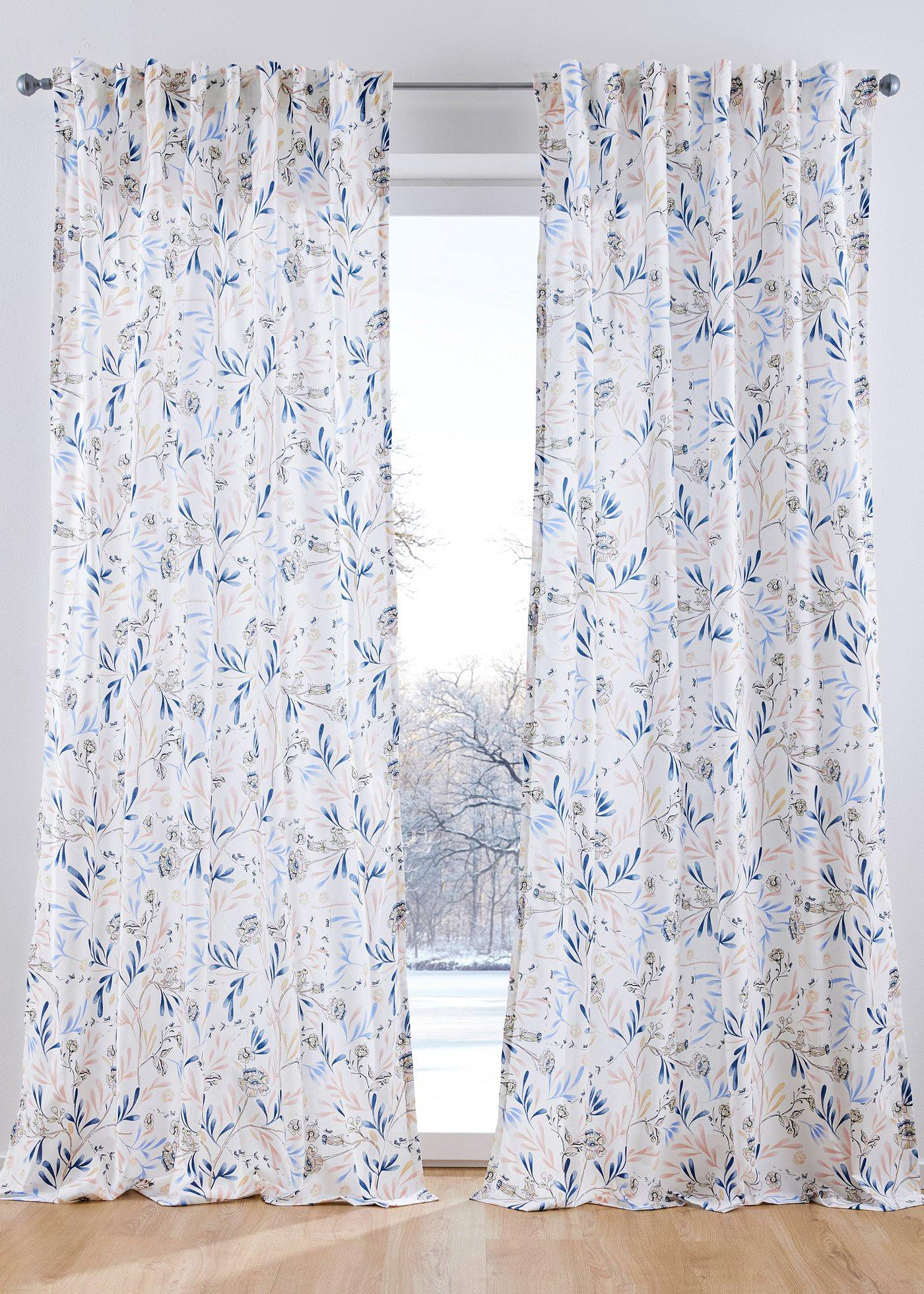 Panneau à imprimé floral (1 pce.)