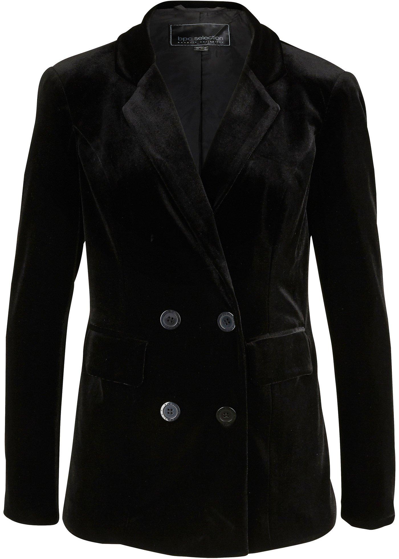 Blazer long en velours