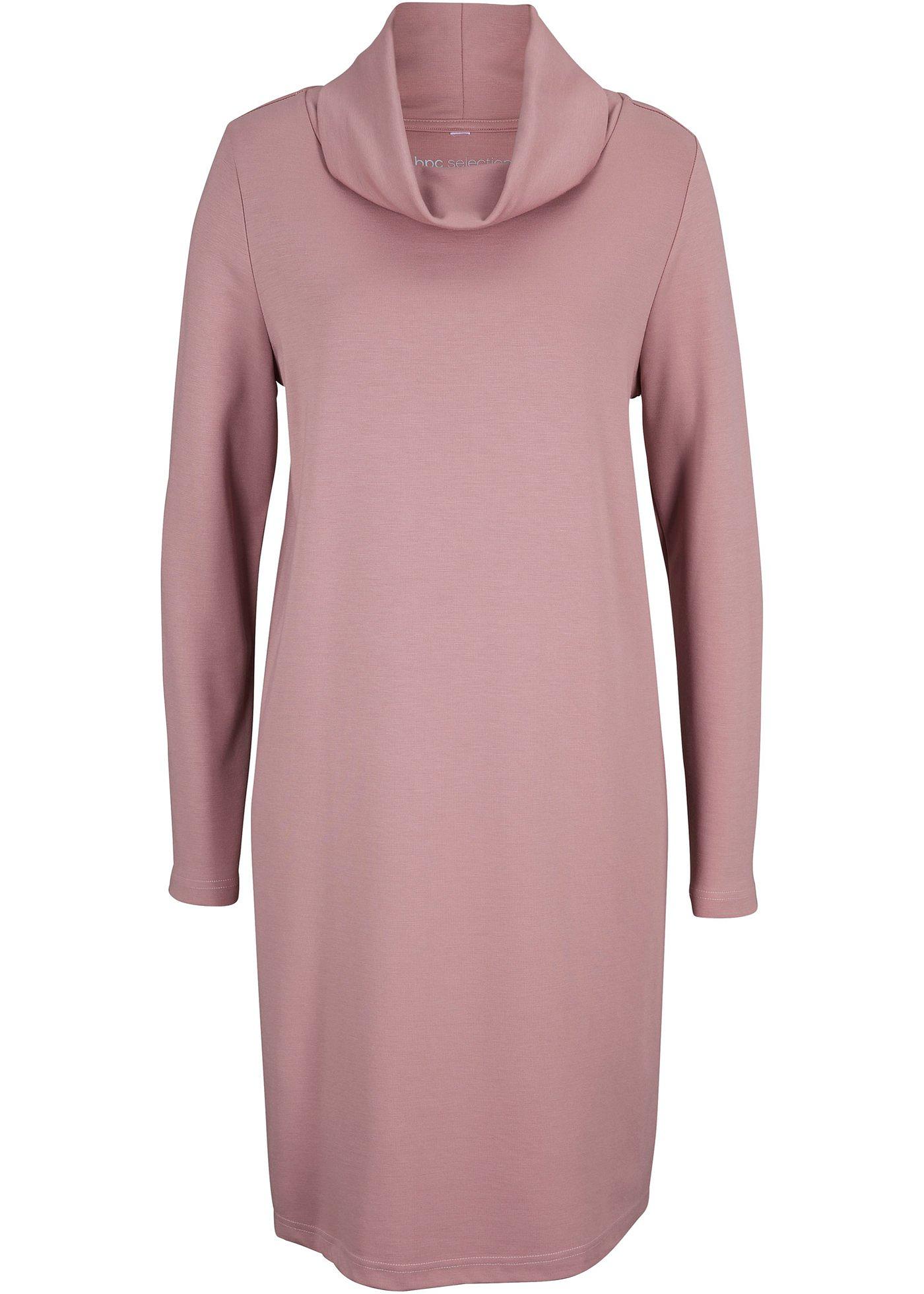 Robe en punto à col roulé