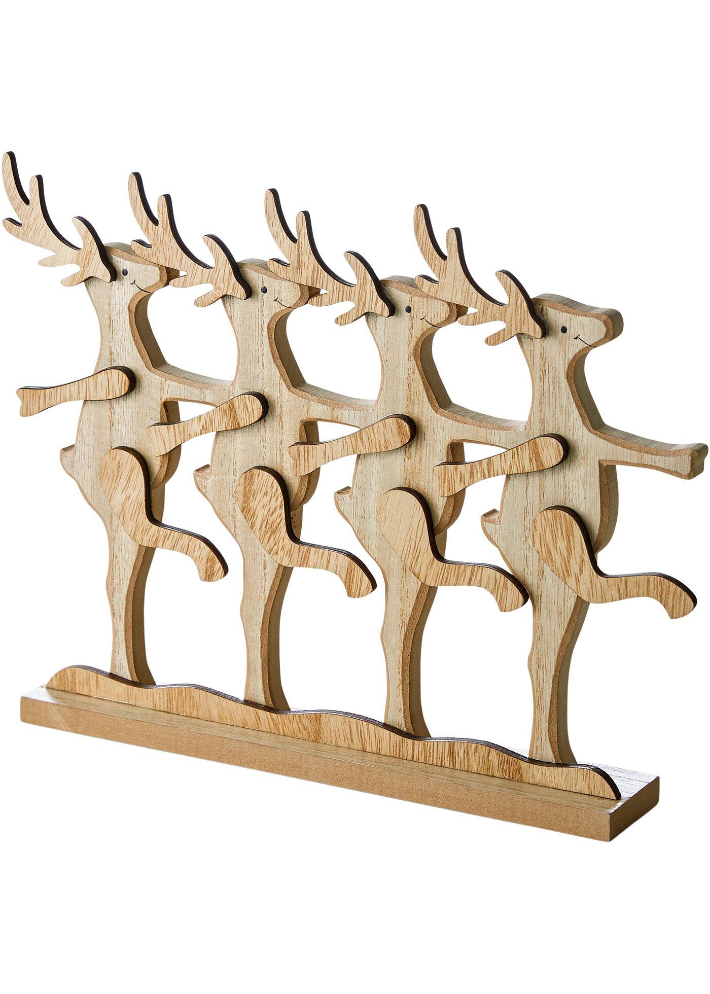 Objet déco avec rennes