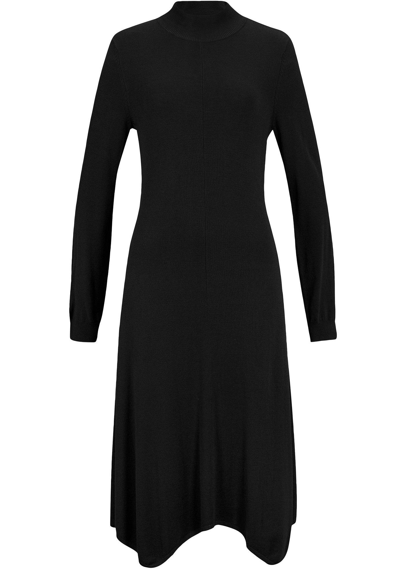 Robe en maille à pans