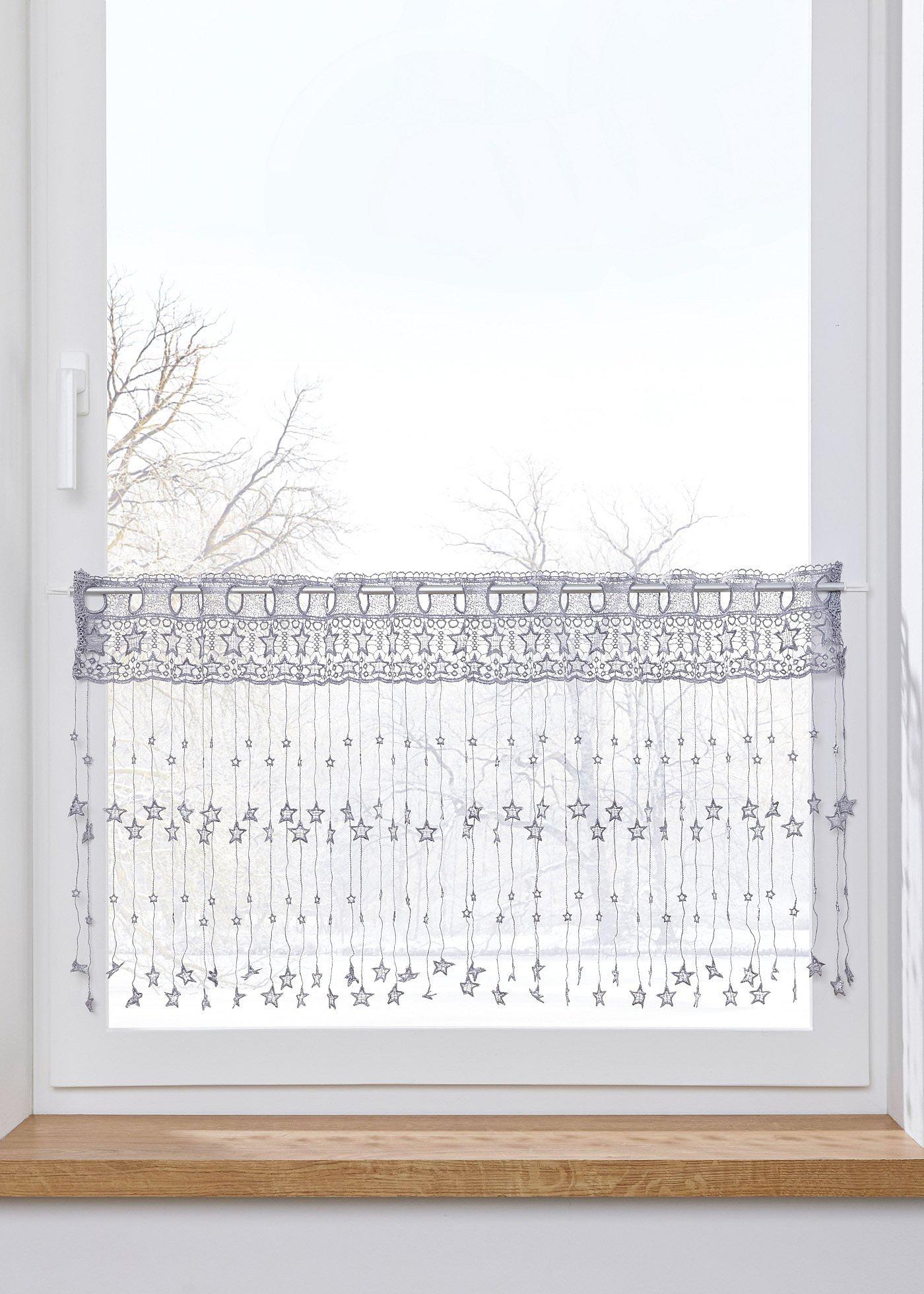 Brise-bise avec broderie étoile