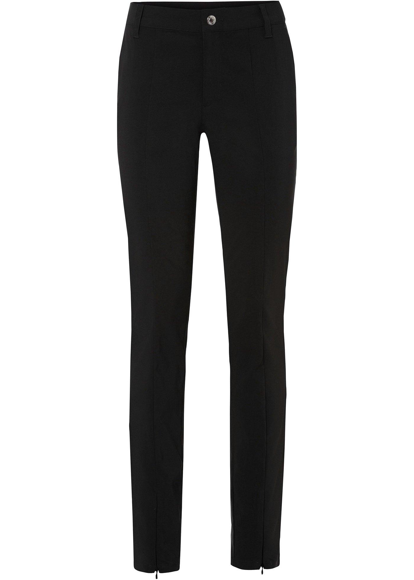 Pantalon extensible en bengaline avec zip