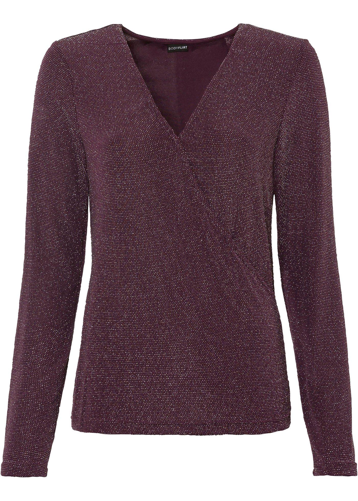 T-shirt brillant style portefeuille