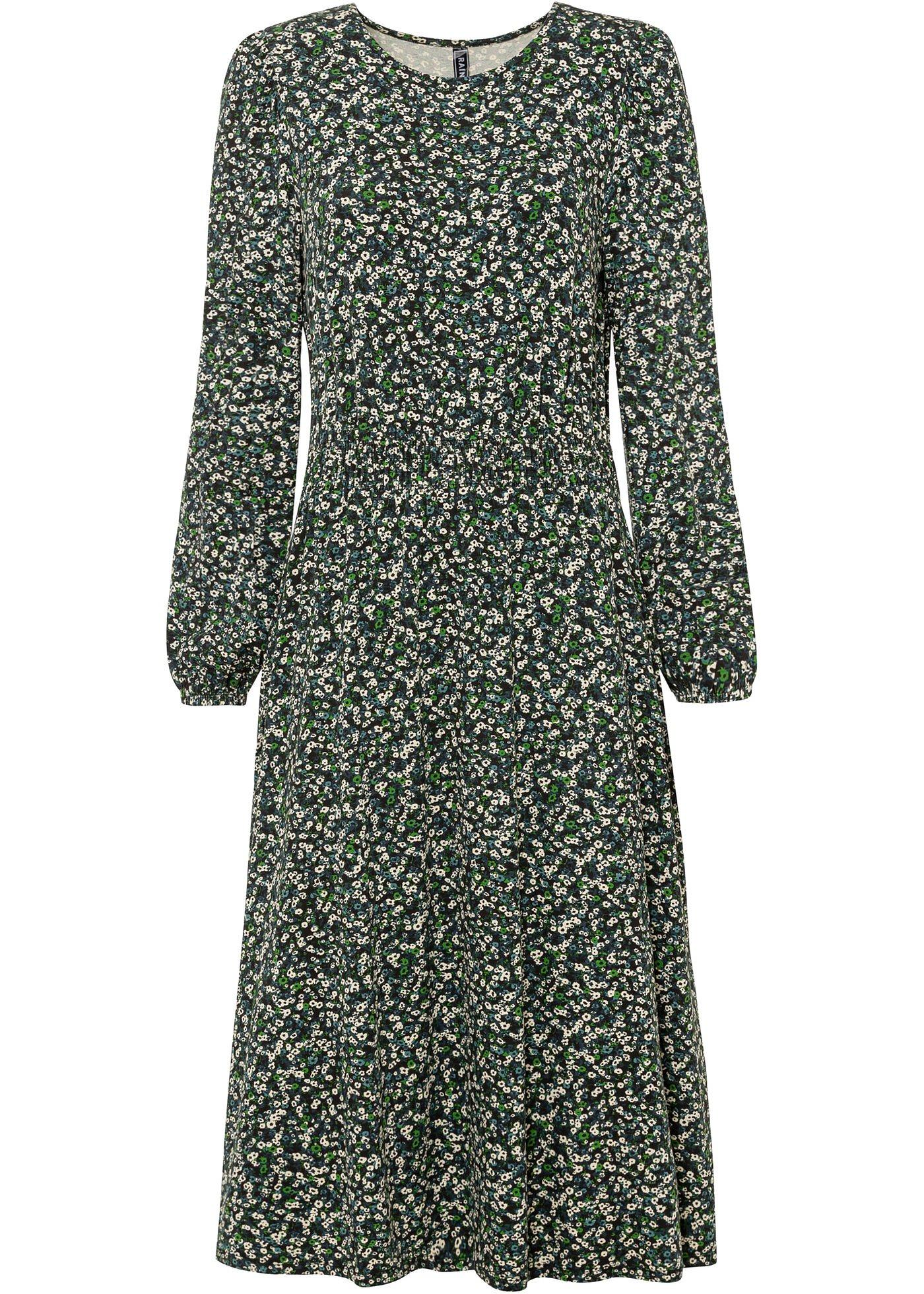 Robe midi à fleurs avec viscose durable