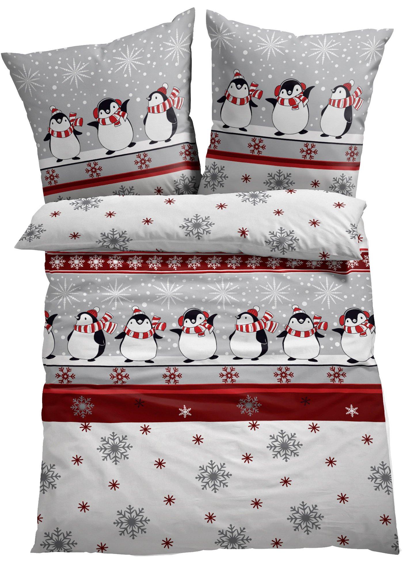 Parure de lit avec pingouins