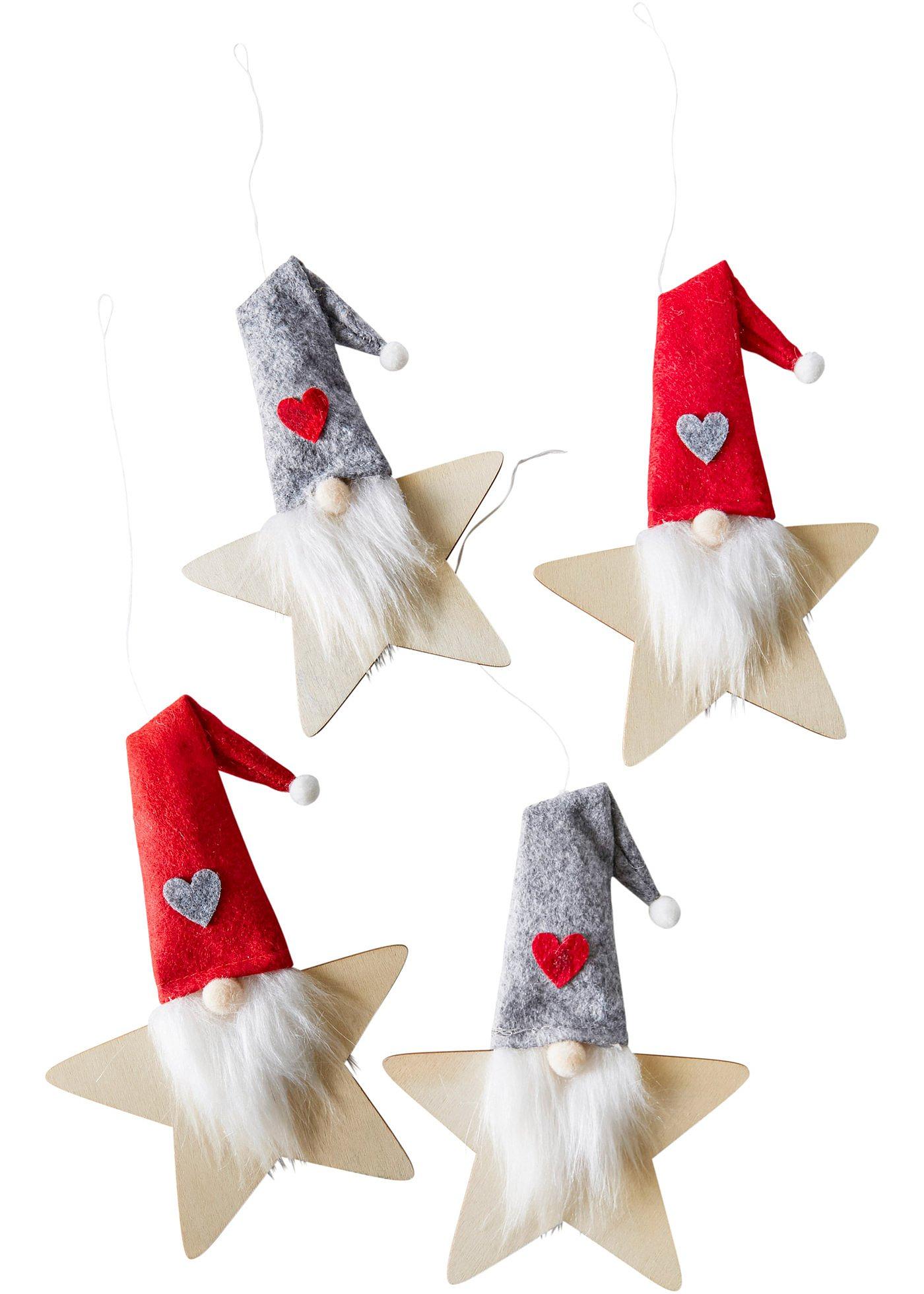 Déco à suspendre avec lutin (Ens. 4 pces.)