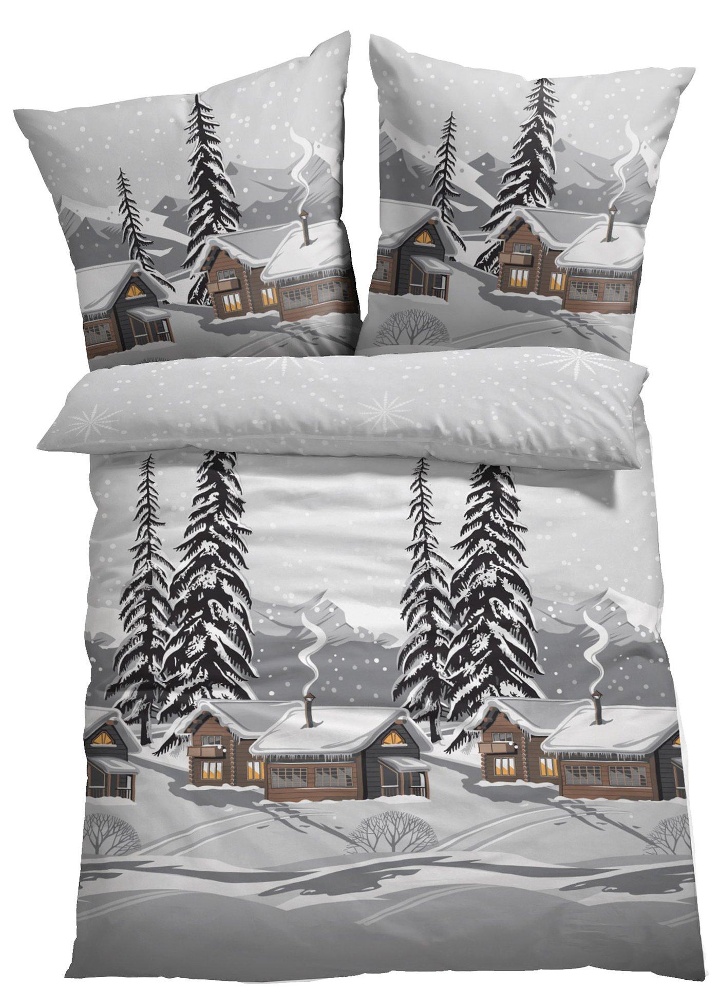 Parure de lit avec paysage