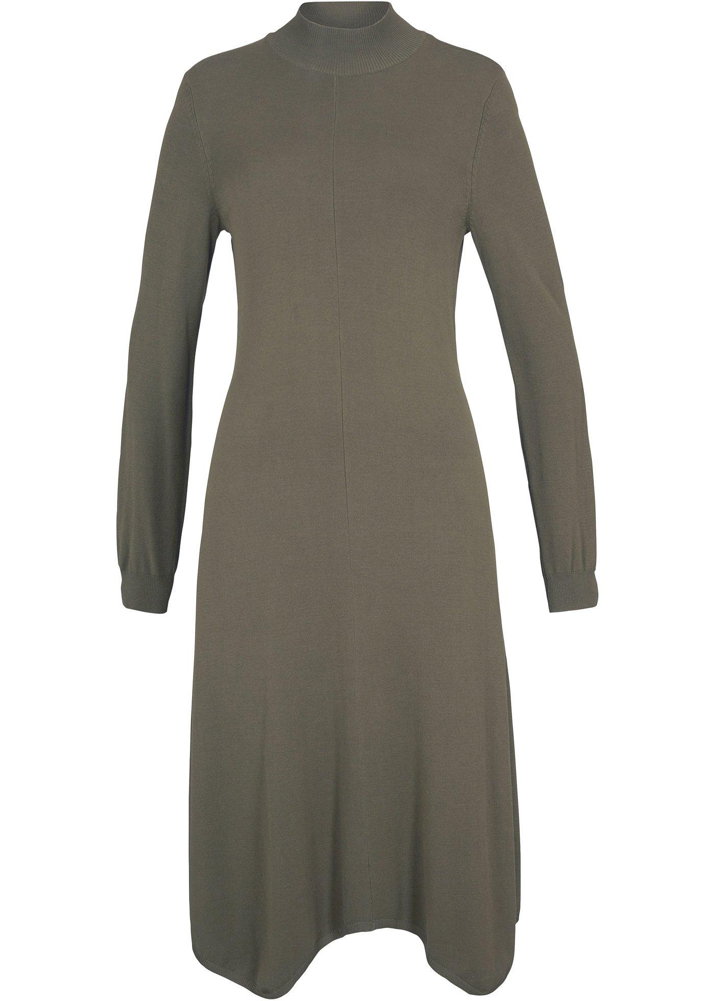 Robe en maille à pans