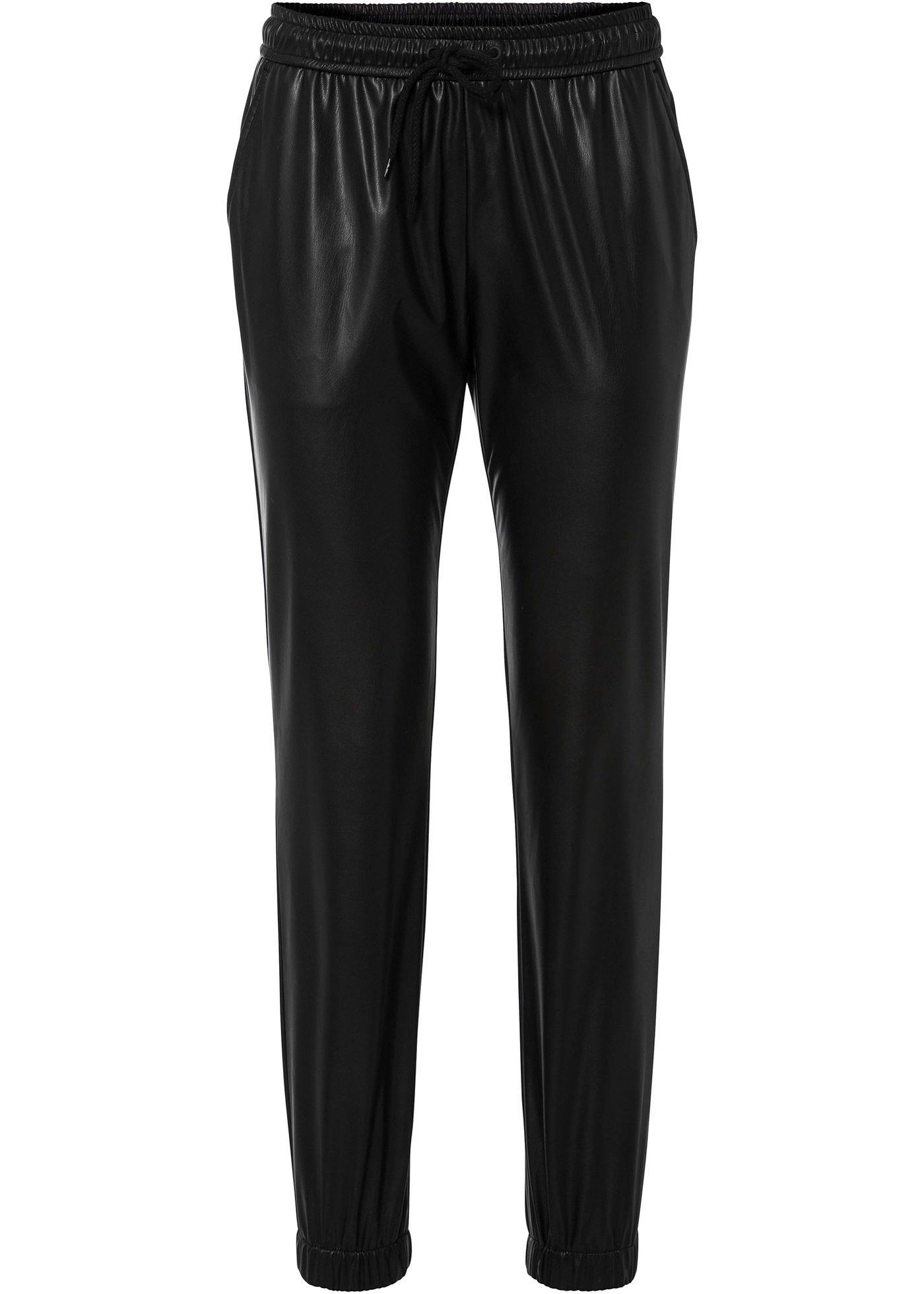 Jogg-pant en synthétique imitation cuir