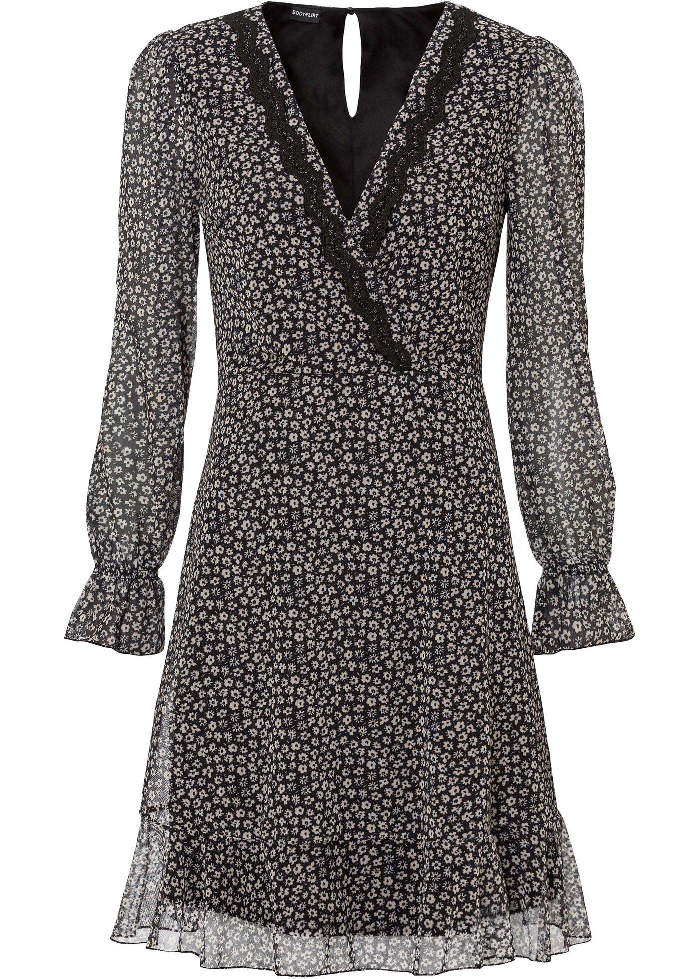 Robe en mesh imprimée