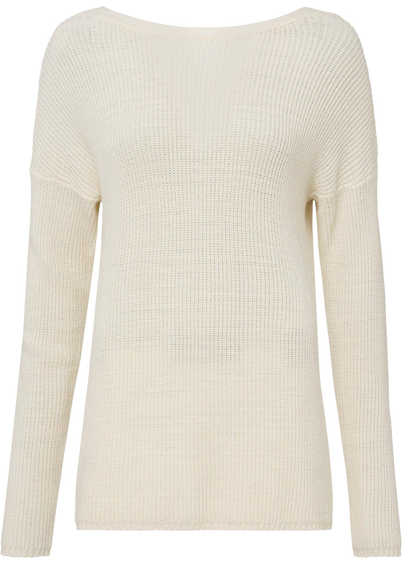 Pull décolleté dos