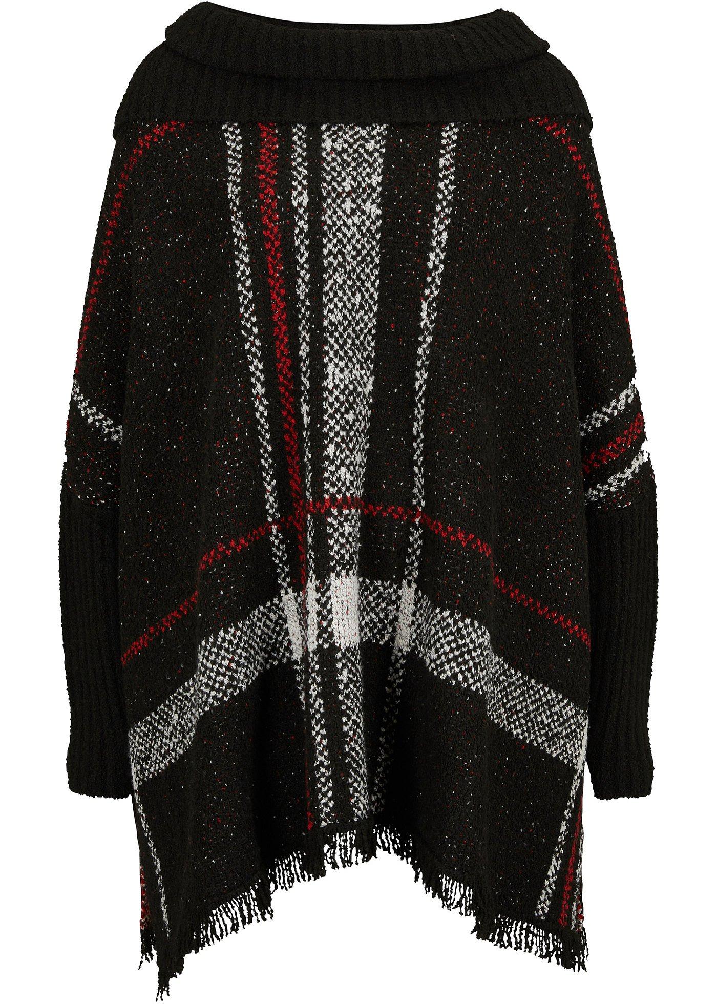 Pull poncho en polyester recyclé