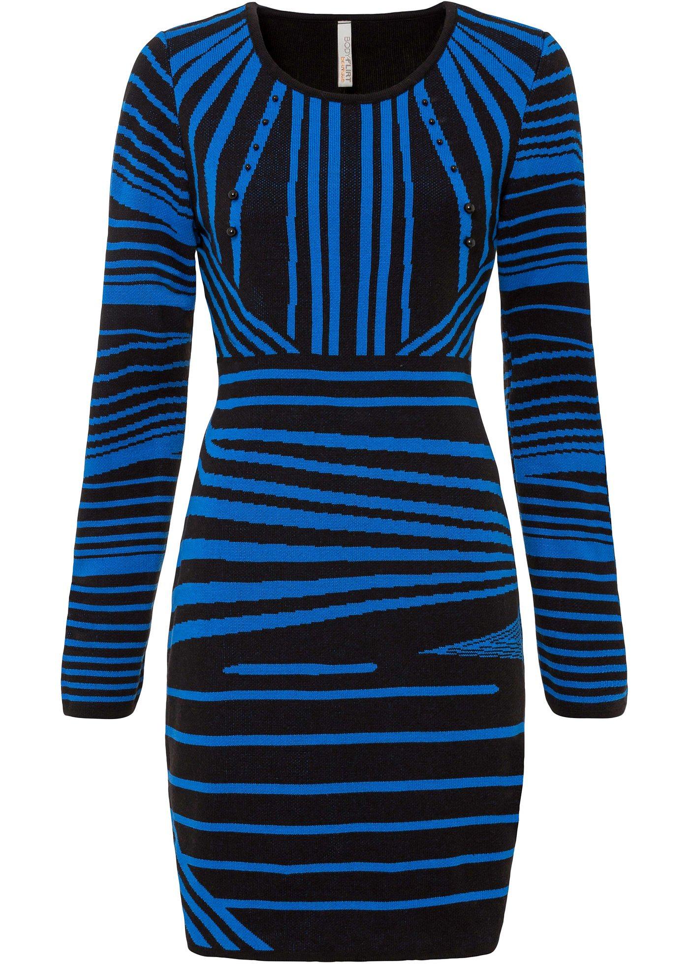 Robe en maille à motif