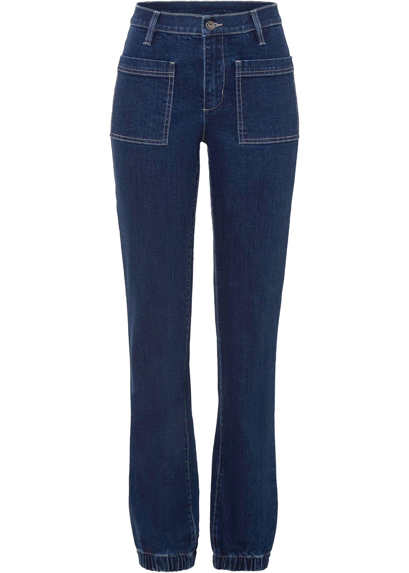 Jean Baggy avec poches plaquées en coton bio