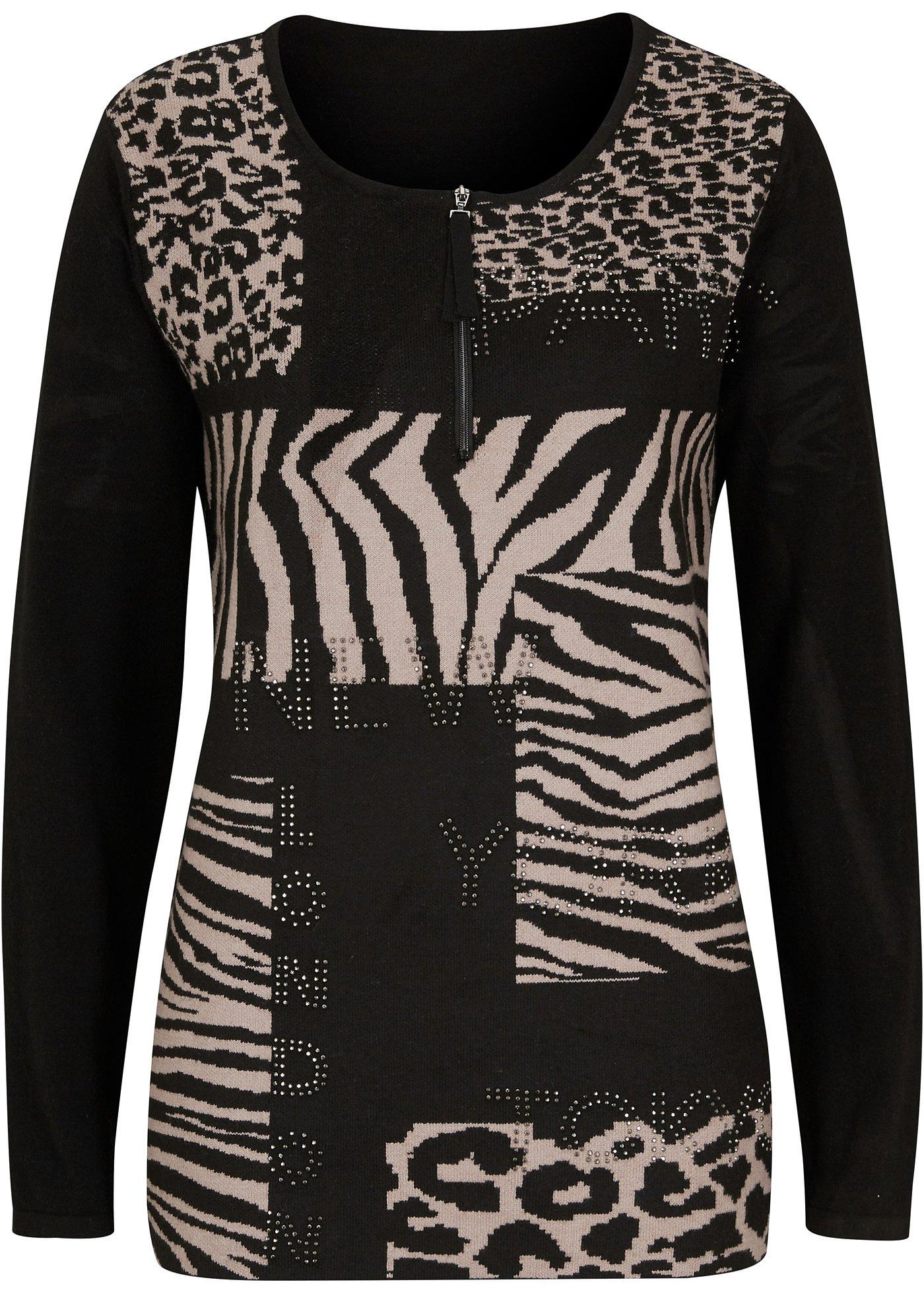 Pull long en jacquard