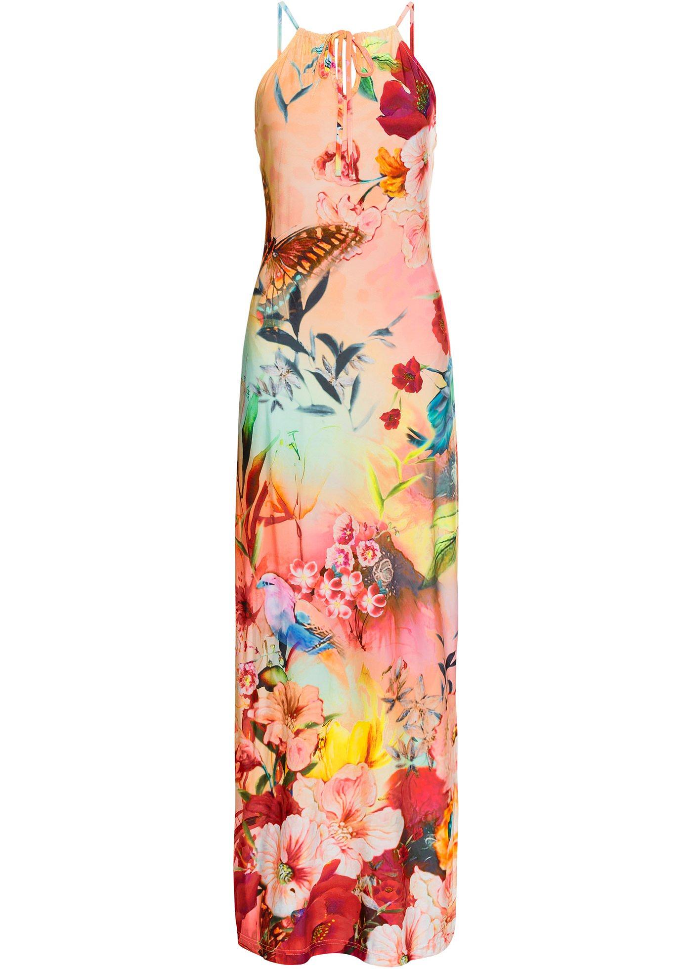 Robe longue estivale à fleurs