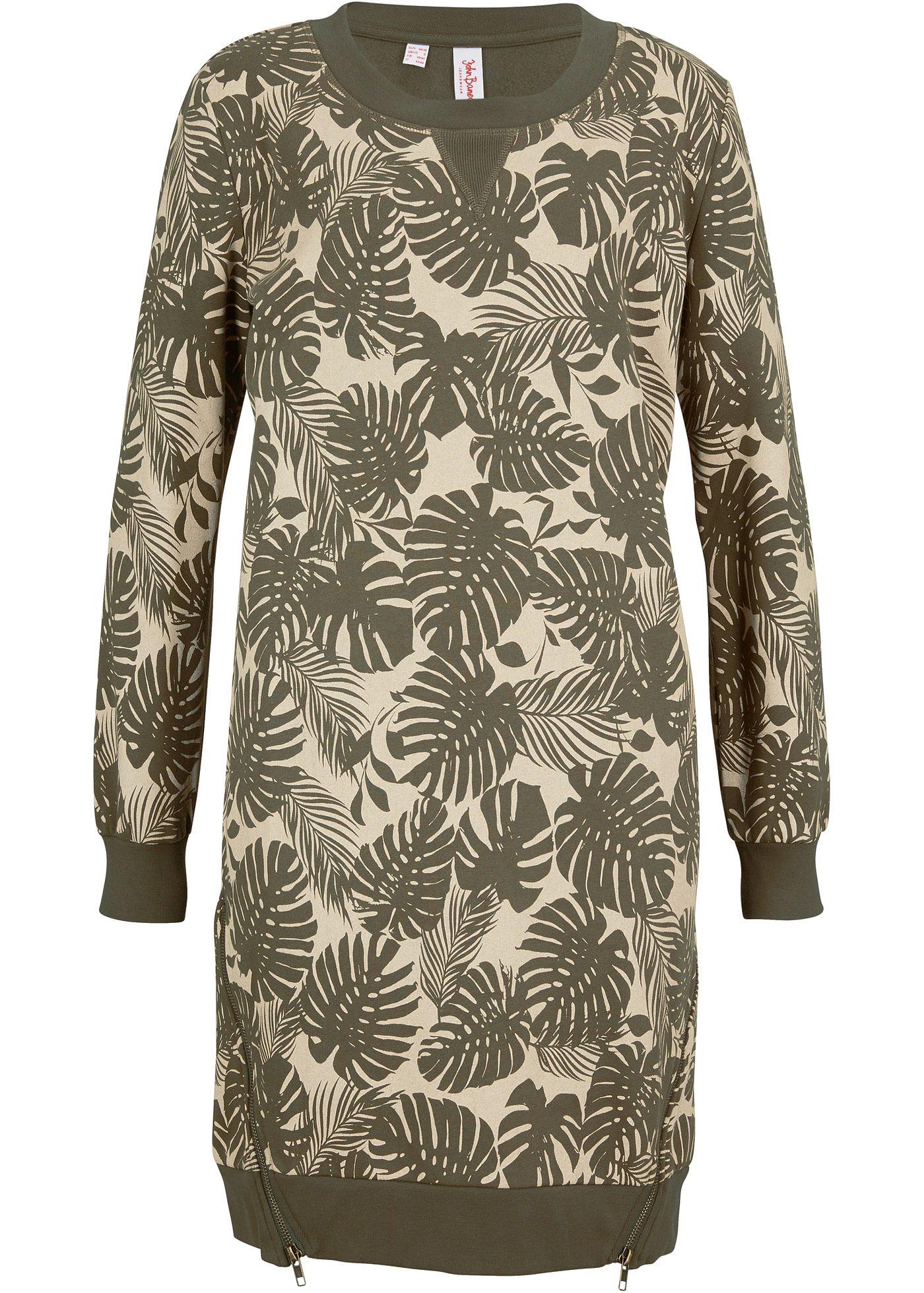 Robe sweat-shirt, imprimée