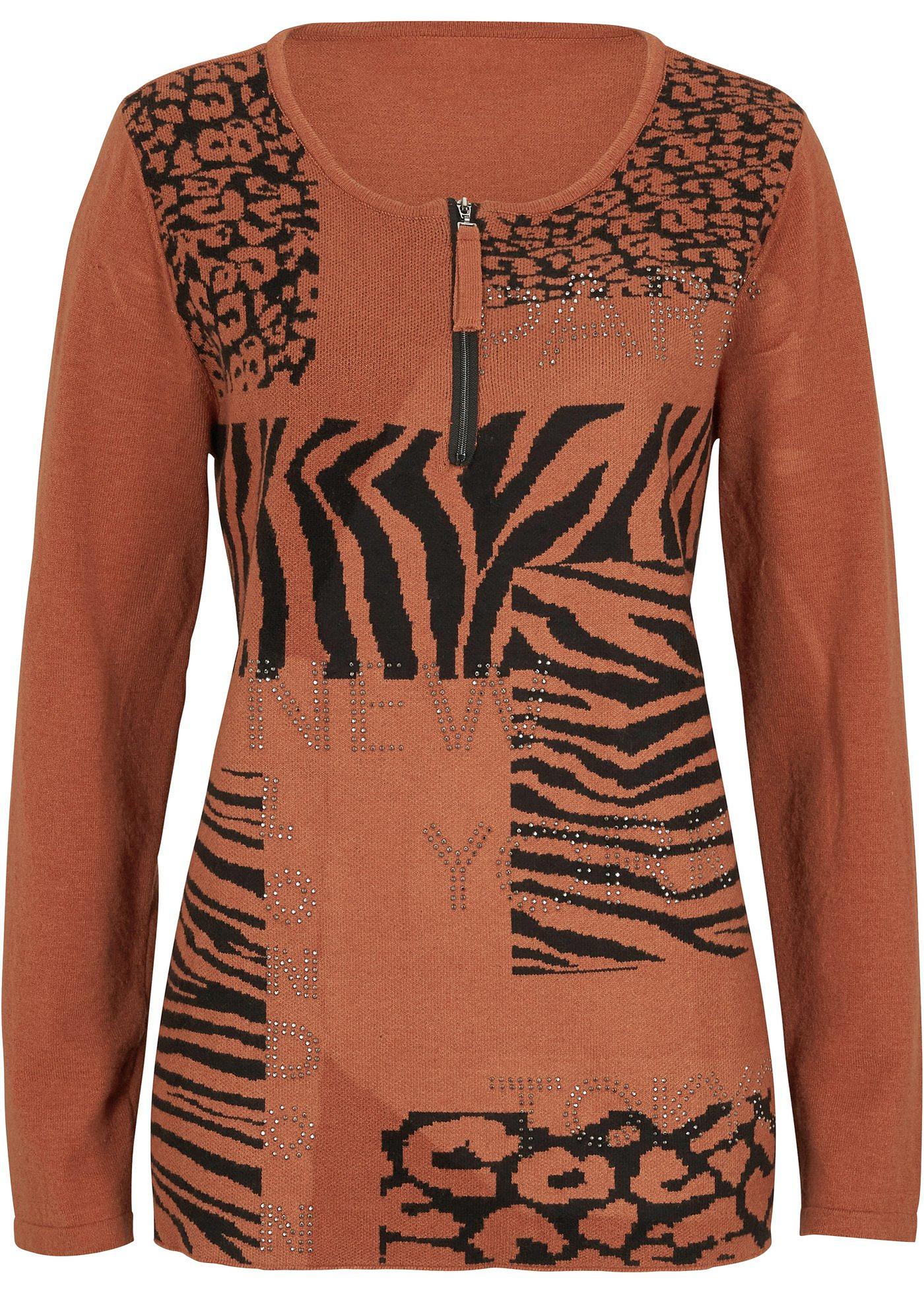 Pull long en jacquard